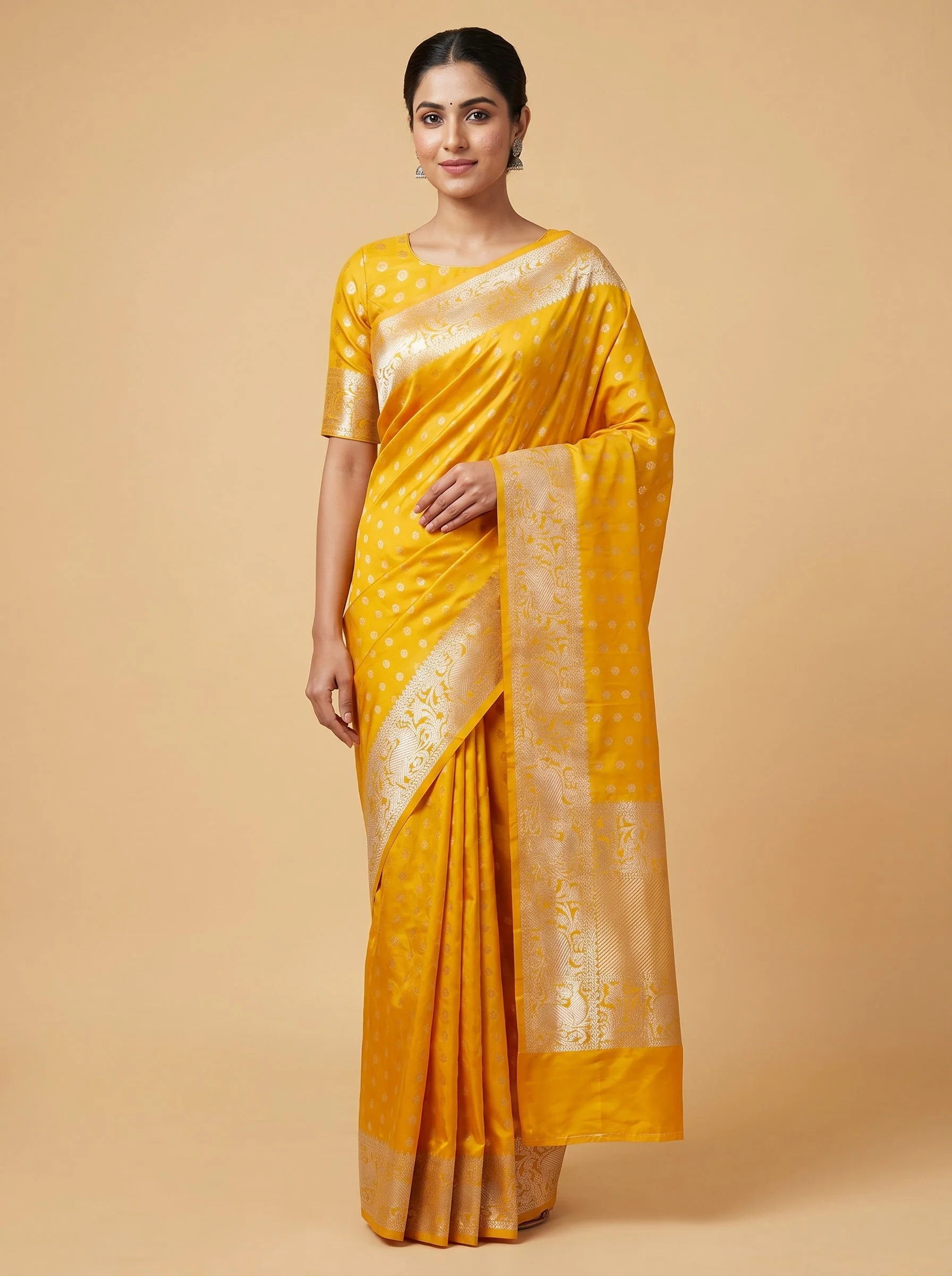 Juicy Mango Delight Handloom Saree