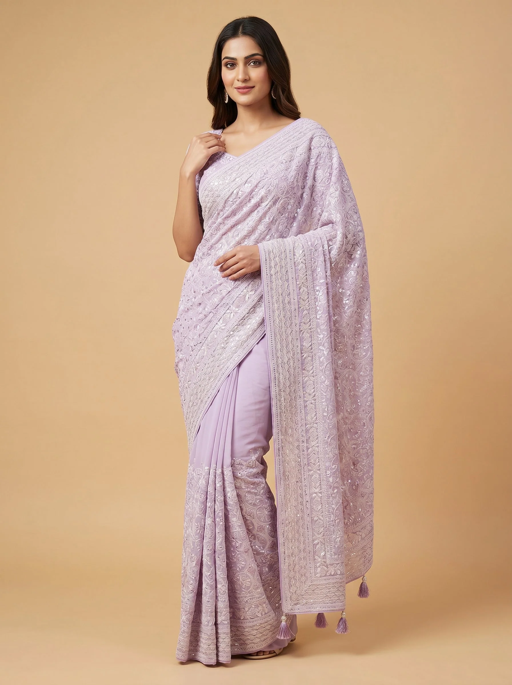 Lavender Dream Loom Handloom Saree