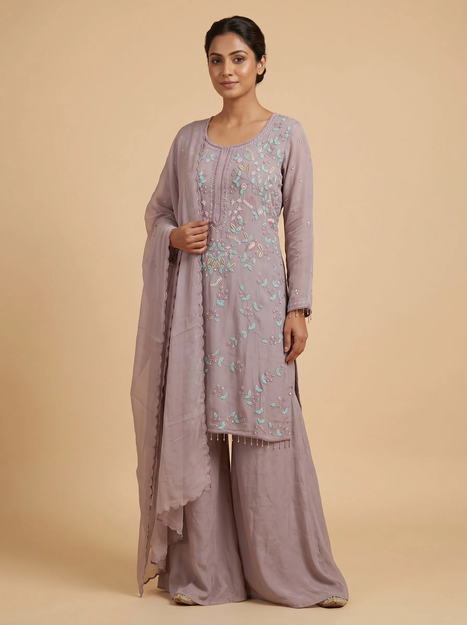 Lavender Dust Palazzo Set