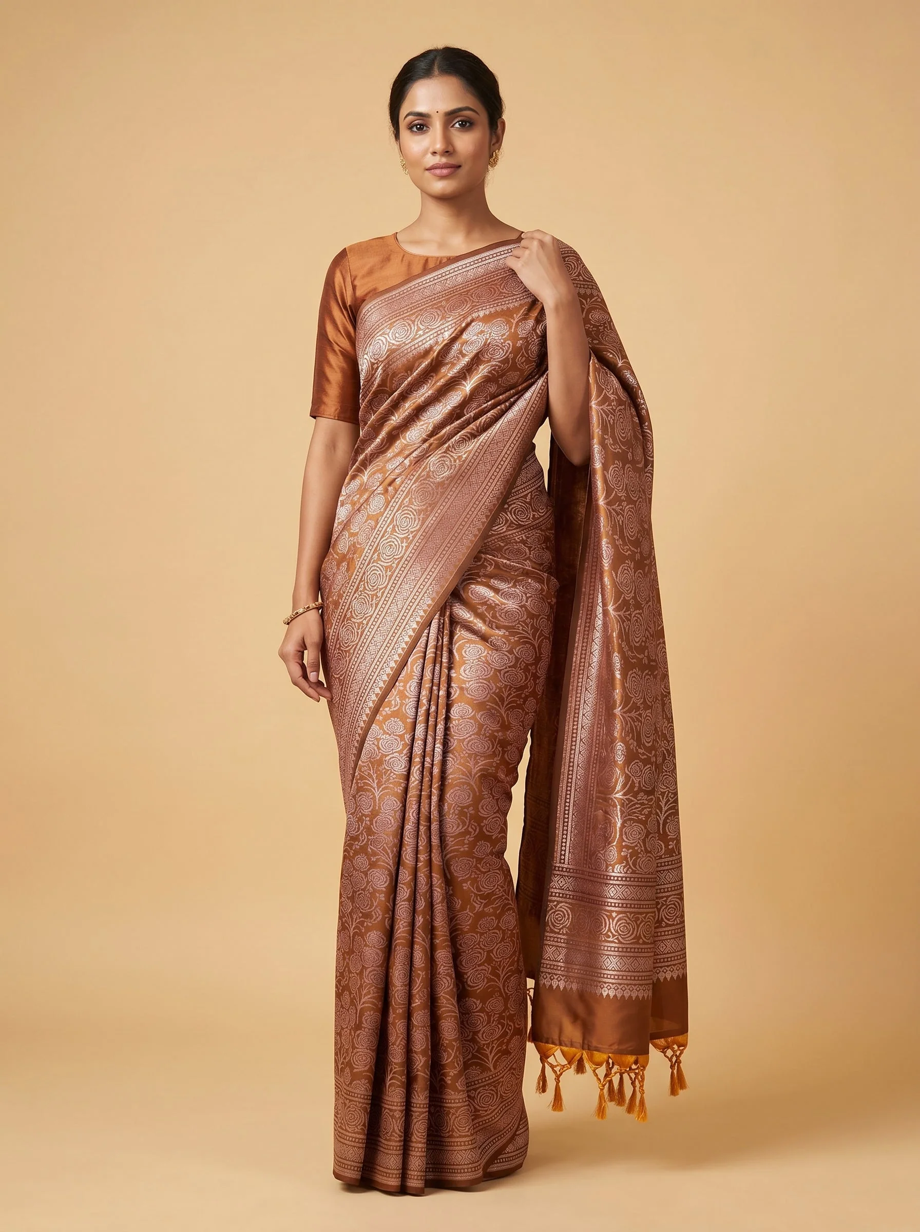 Lavender Haze Purple Handloom Saree