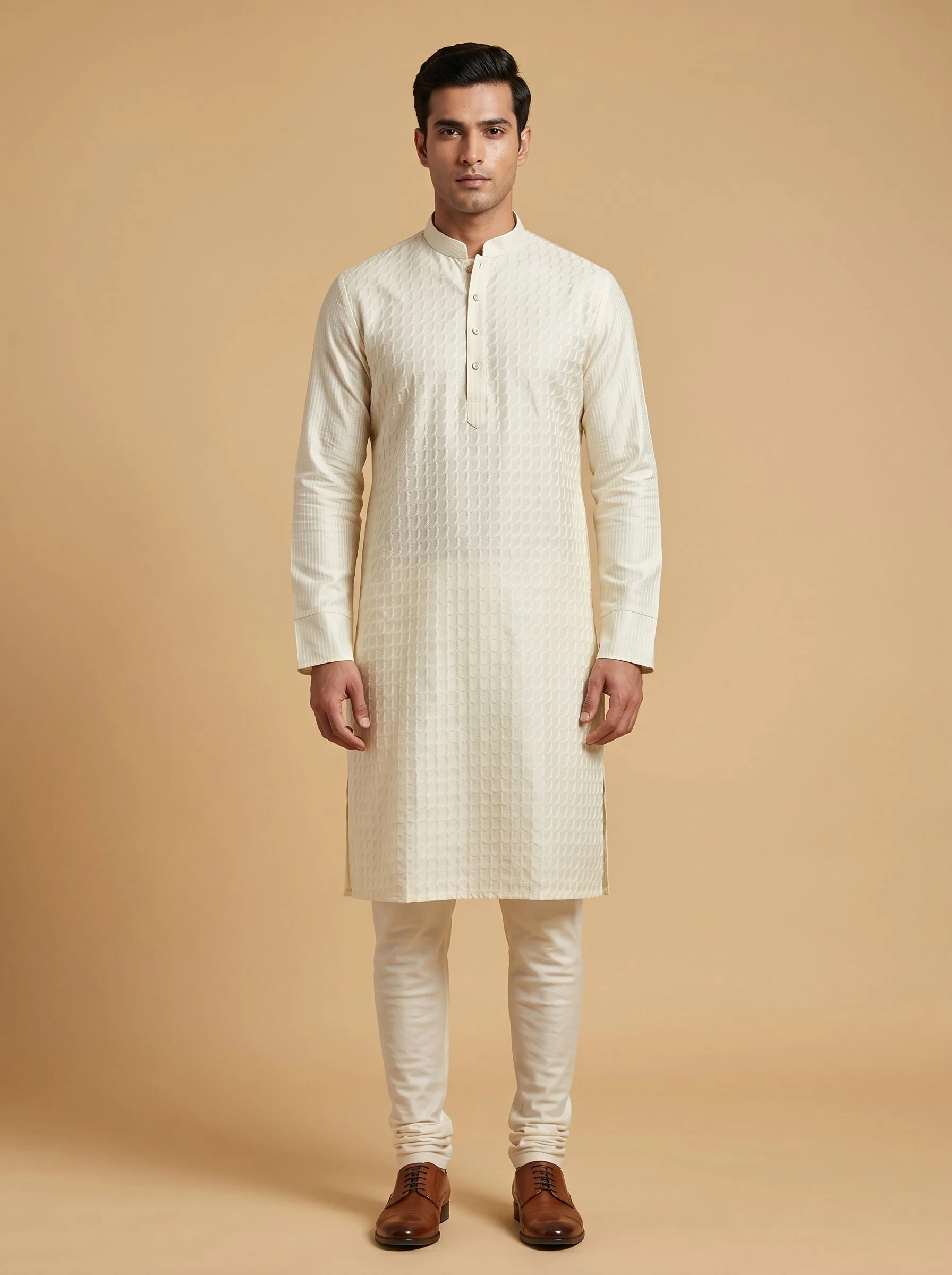 Lemon Yellow Festive Kurta Set