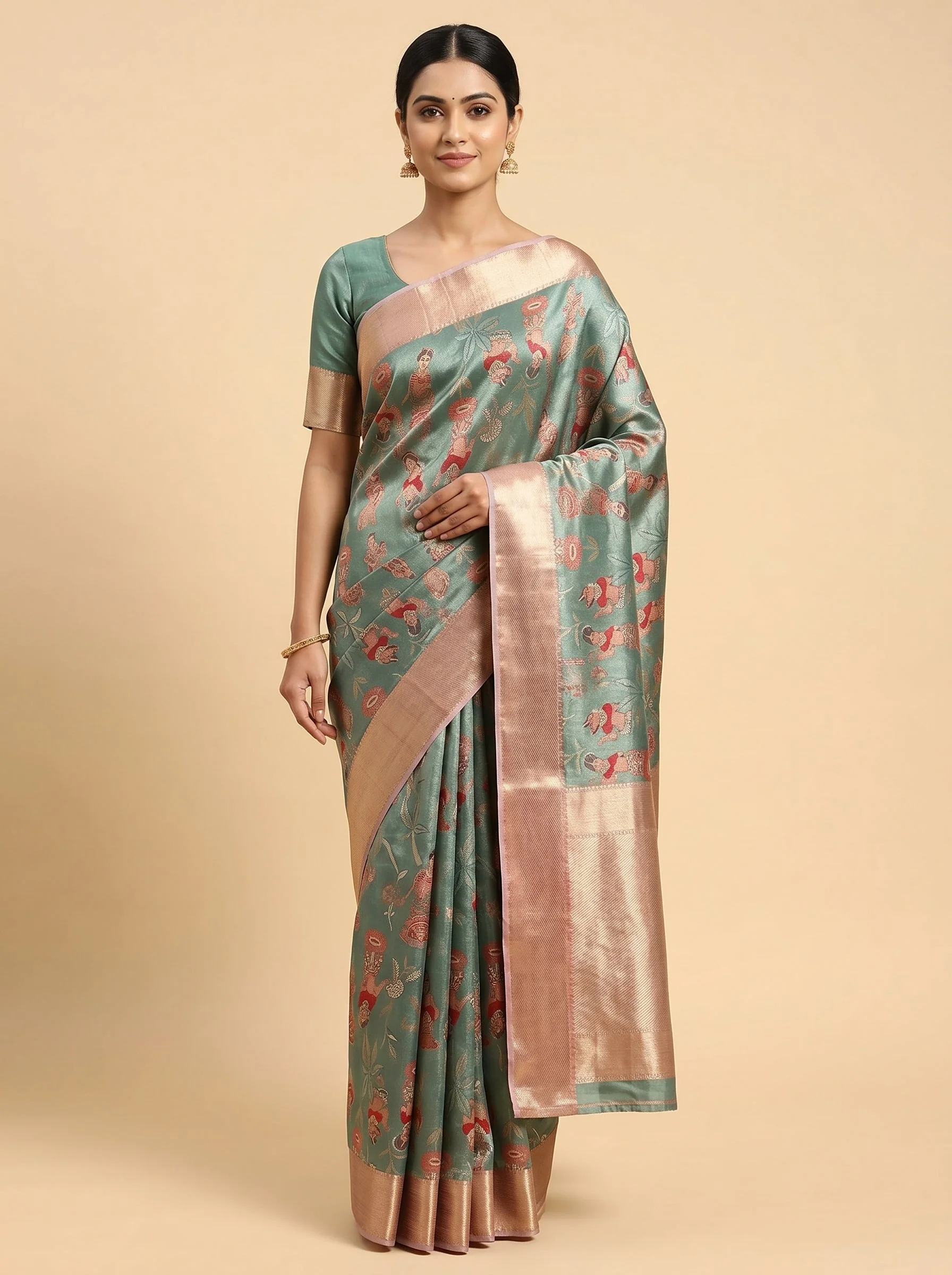 Light Blue Airy Handloom Saree