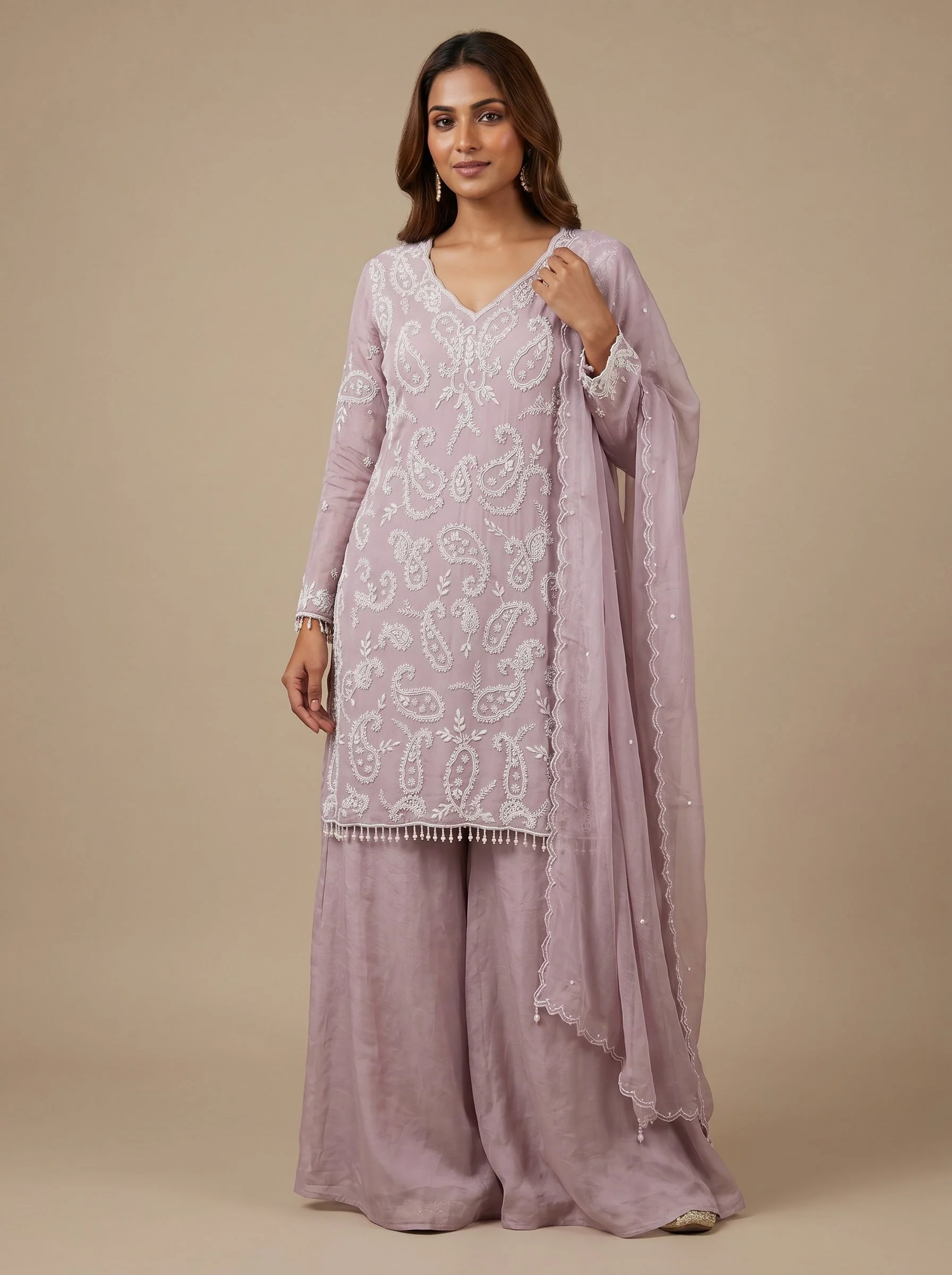 Lilac Veil Palazzo Set