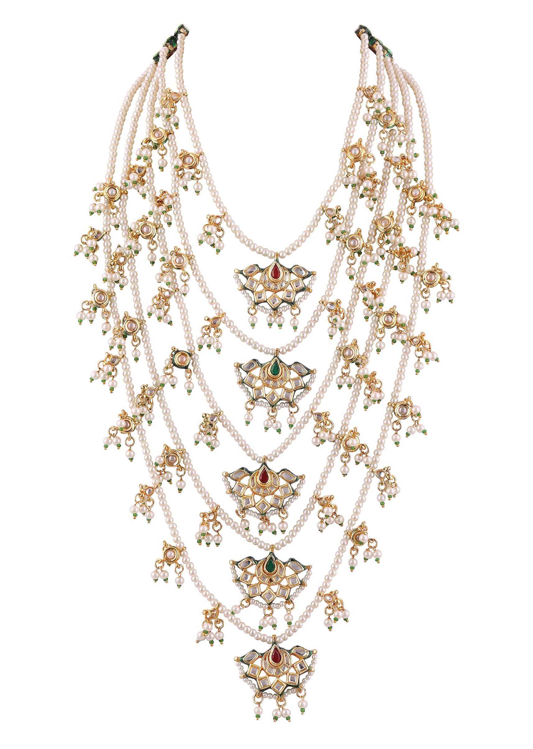 Maharani Pearl And Kundan Necklace - Image 2