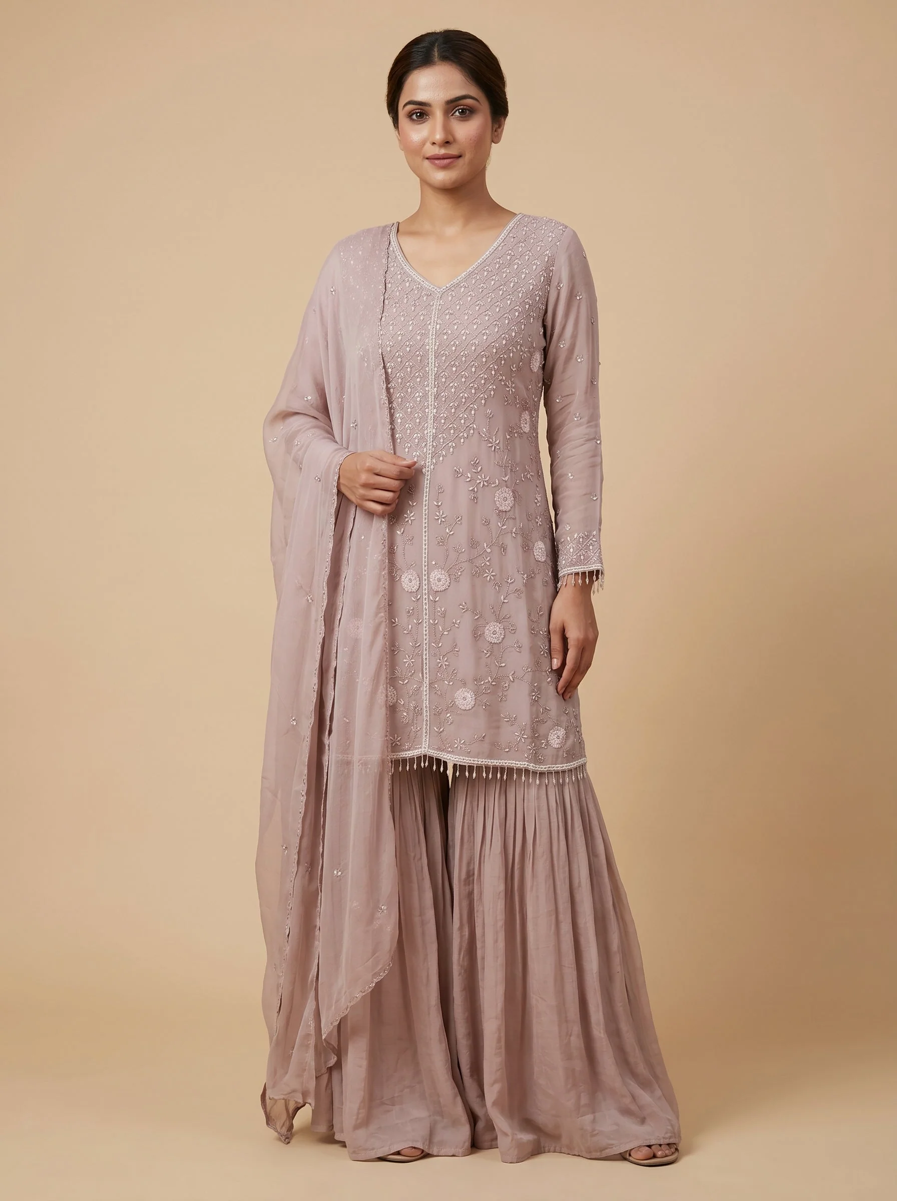Mauve Mist Palazzo Set