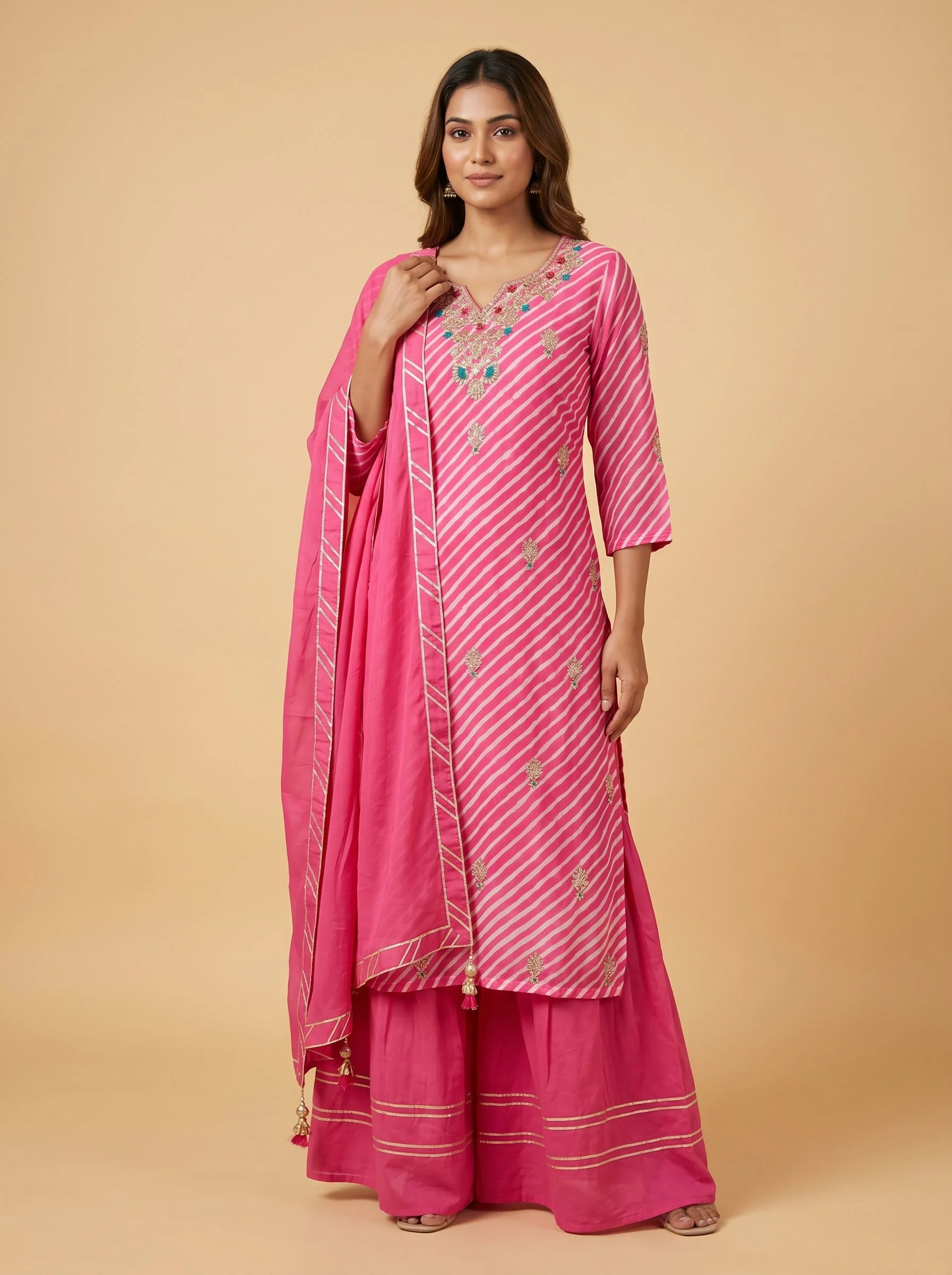 Mehndi Green Anarkali Suit