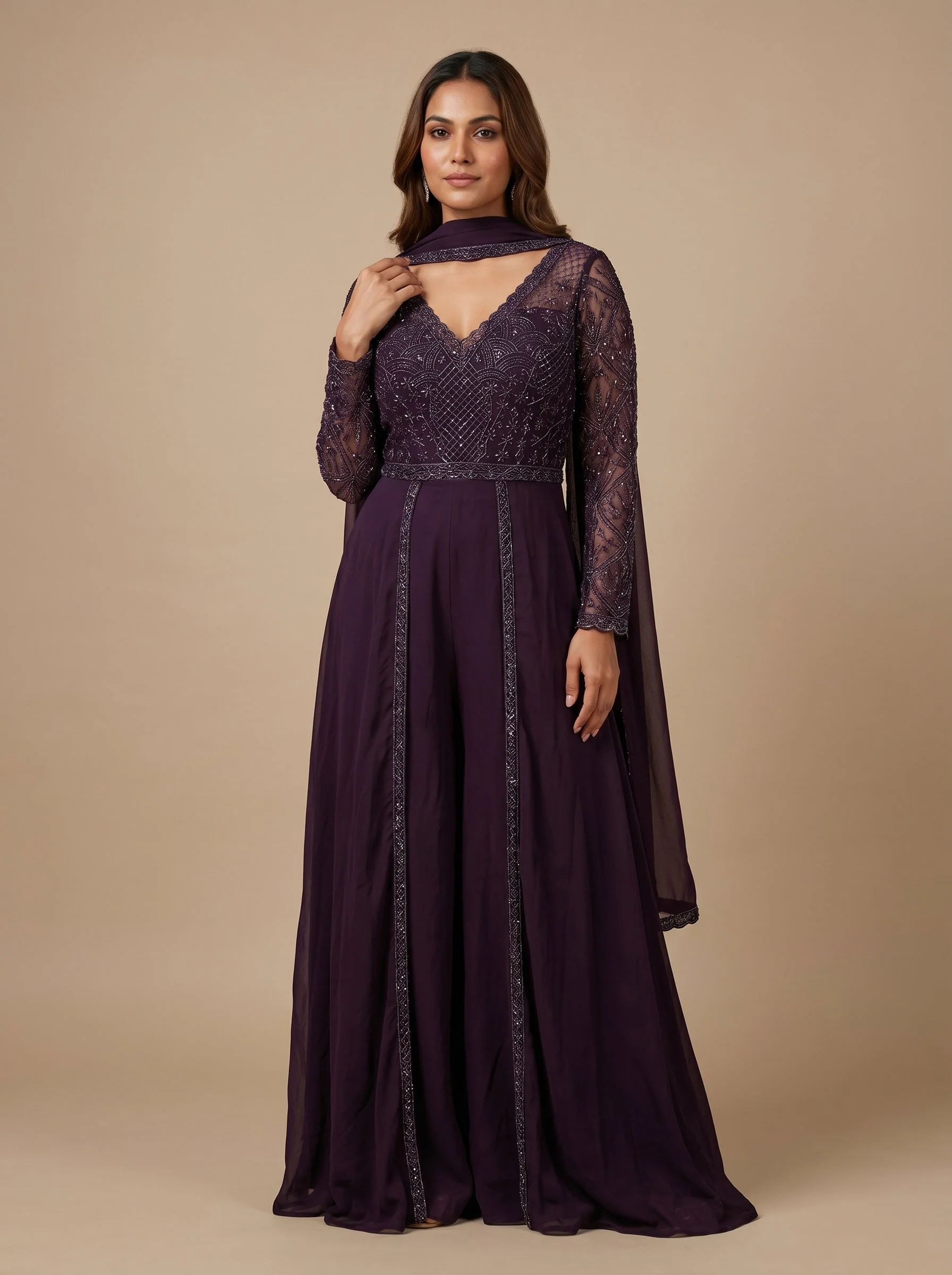 Merlot Flow Wine Skirt Set