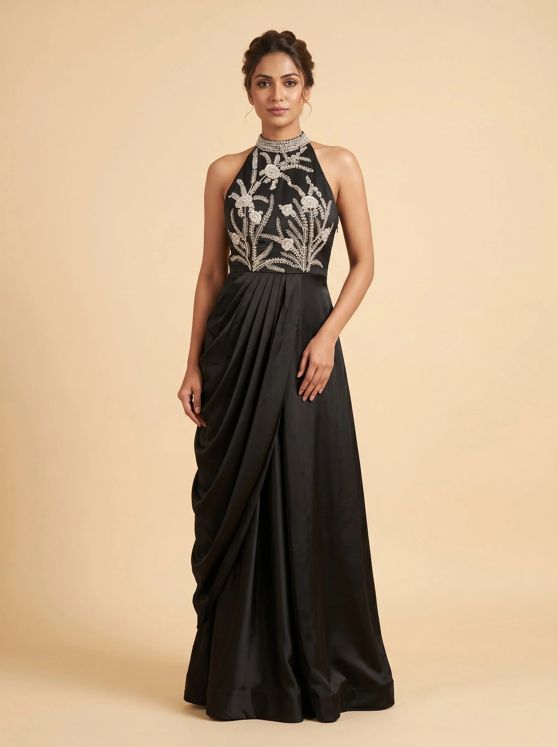 Midnight Black Anarkali