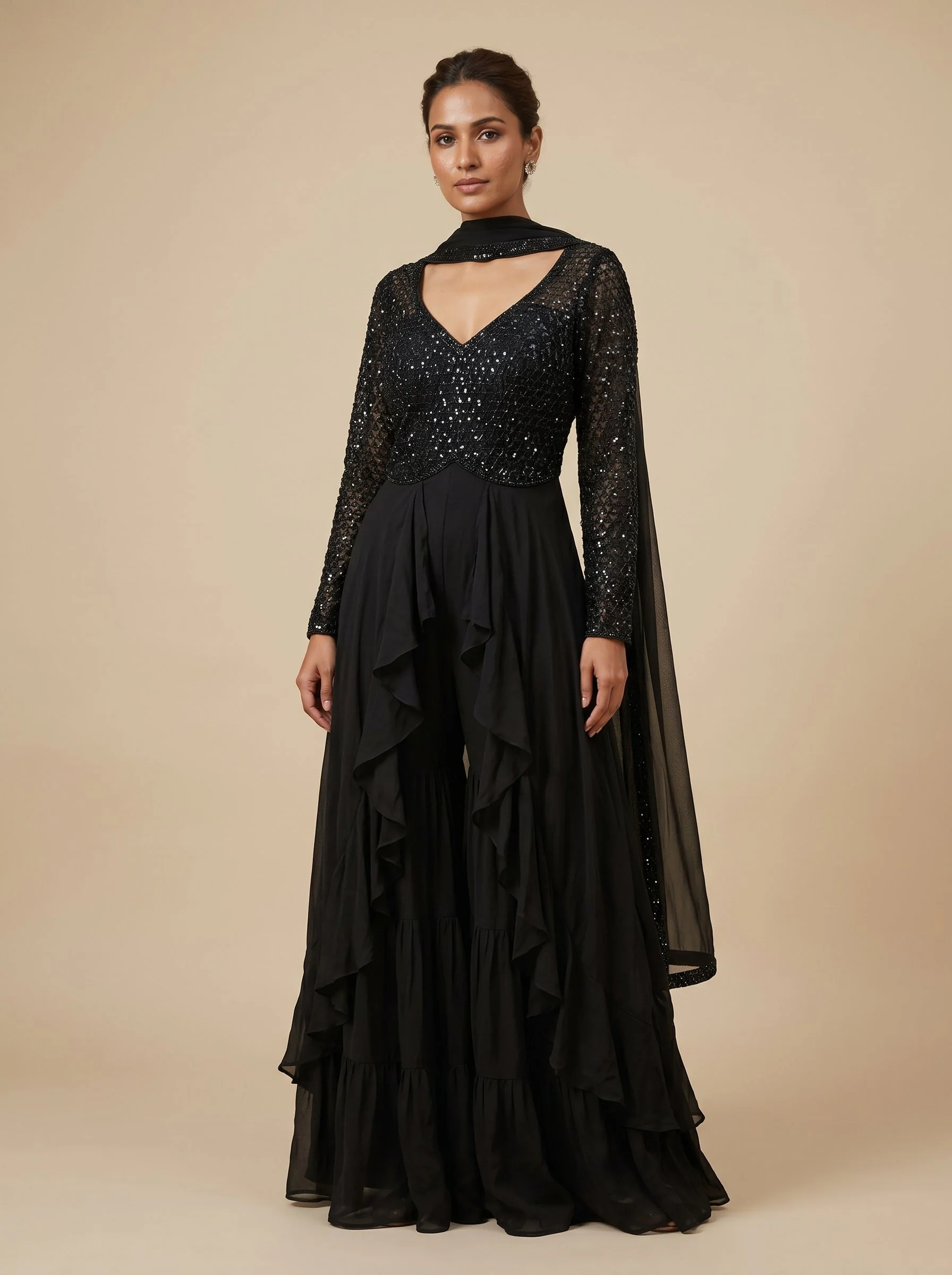 Midnight Work Anarkali