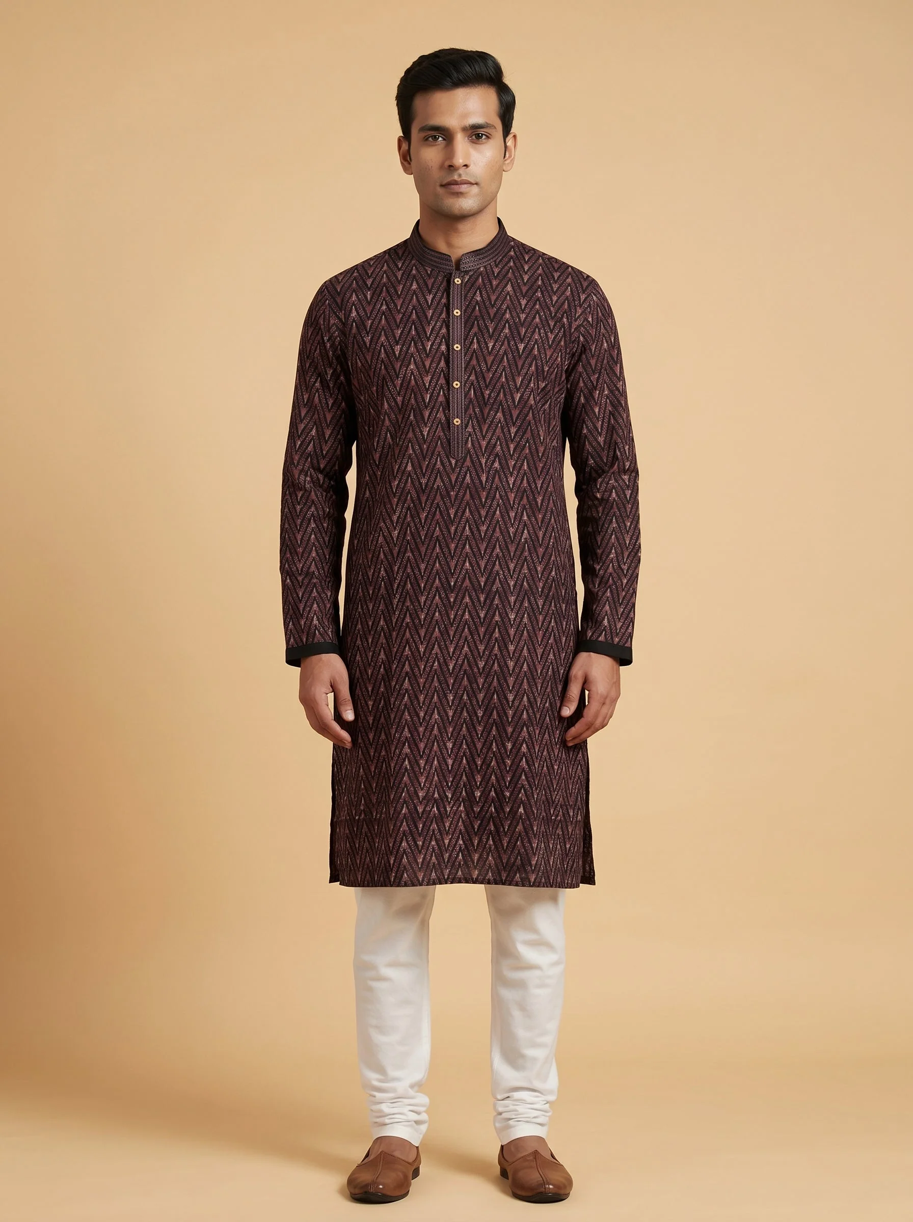 Mocha Blend Kurta Set