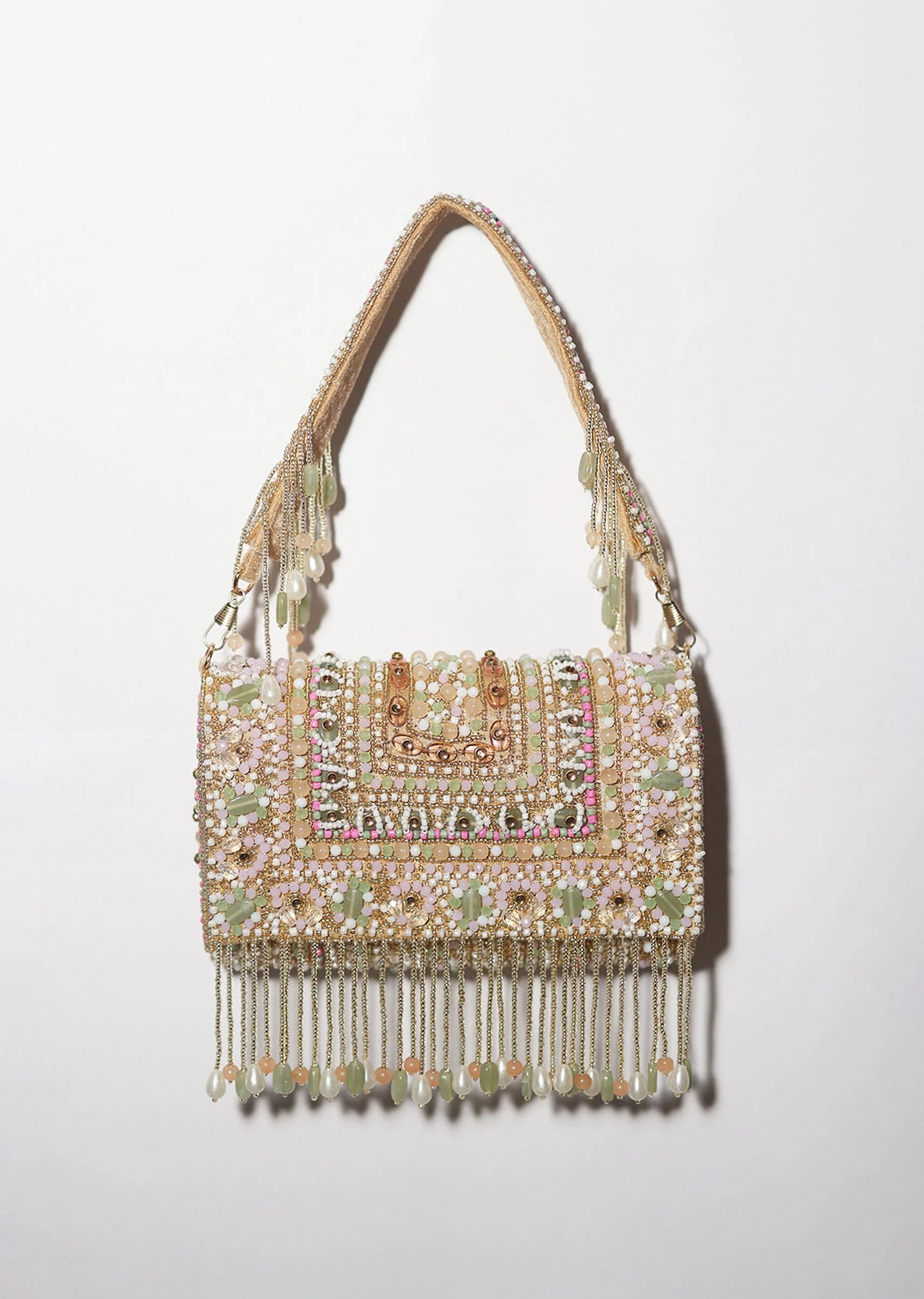 Multi Beaded Statement Clutch - Image 2