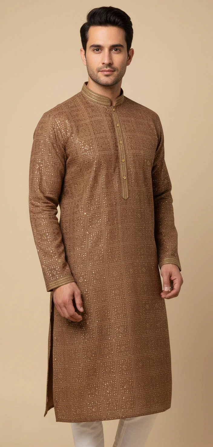 Multi Color Ethnic Kurta Set - Image 2
