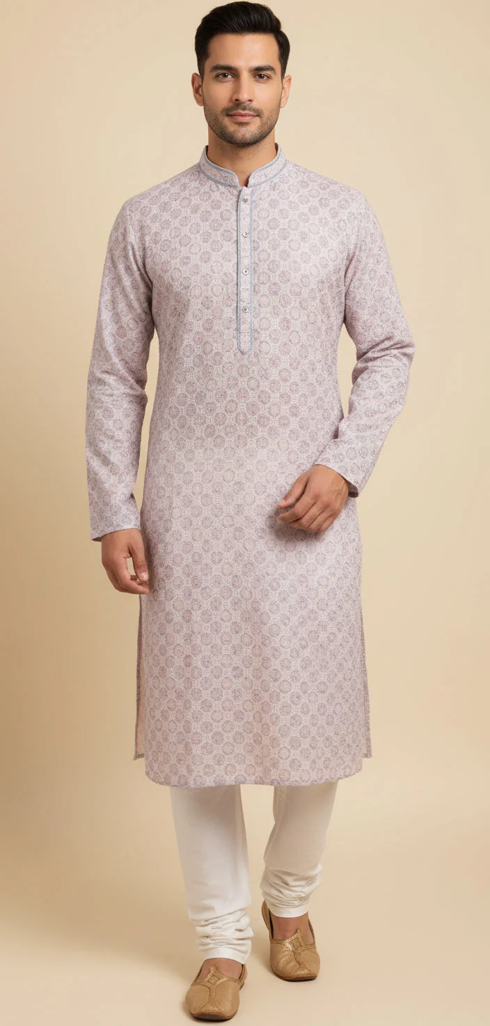Multi Color Printed Kurta Set - Image 2