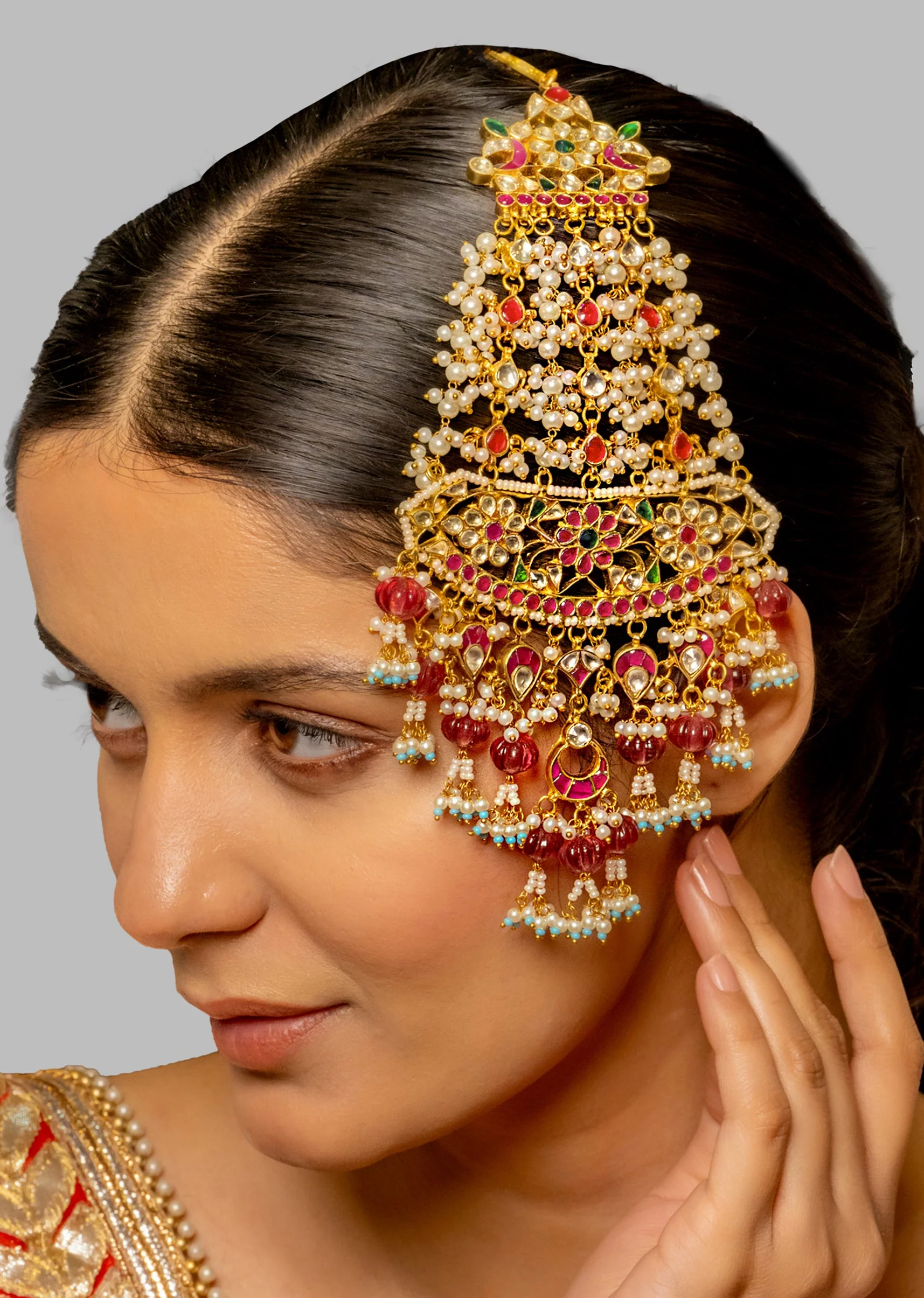 Multi Stone Kundan Passa