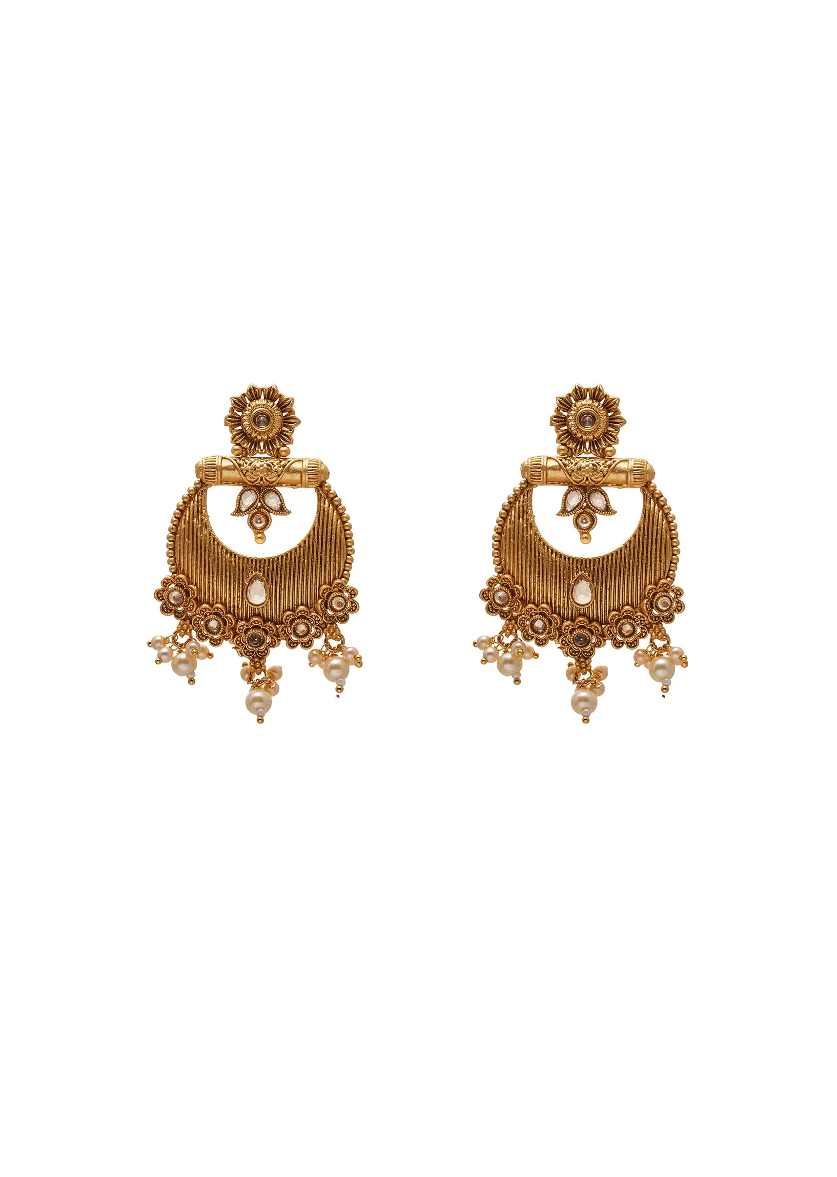Multicolor Floral Earrings - Image 2