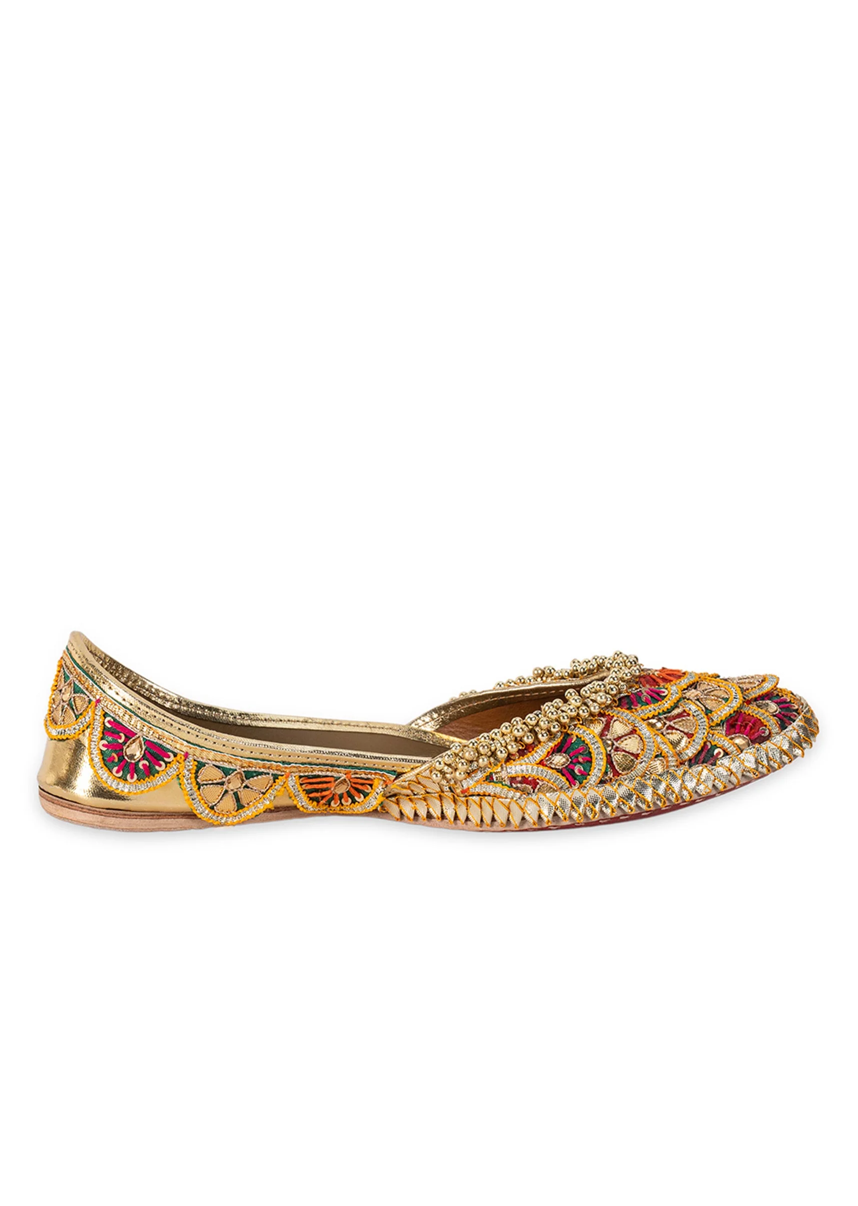 Multicolour Embellished Kolhapuri - Image 6