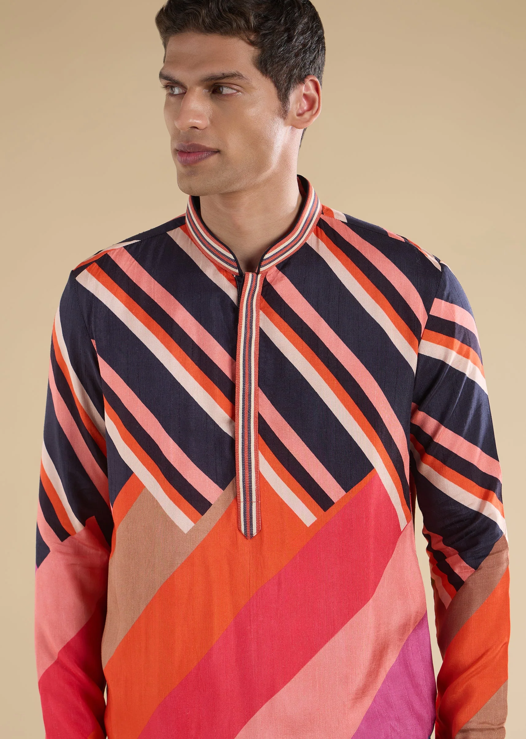 Multicolour Printed Kurta And Pant Set - Image 2