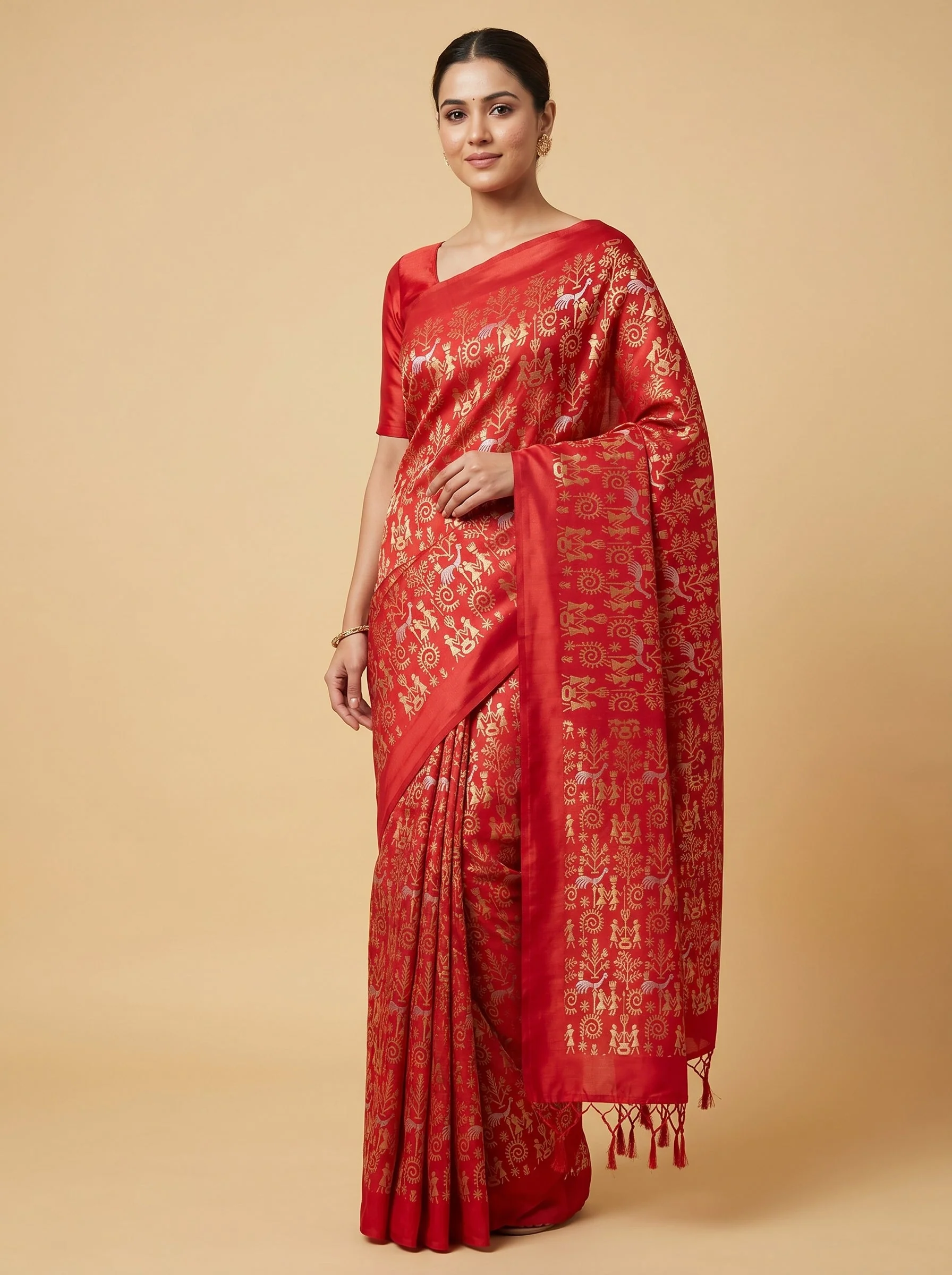 Mustard Glow Handloom Saree