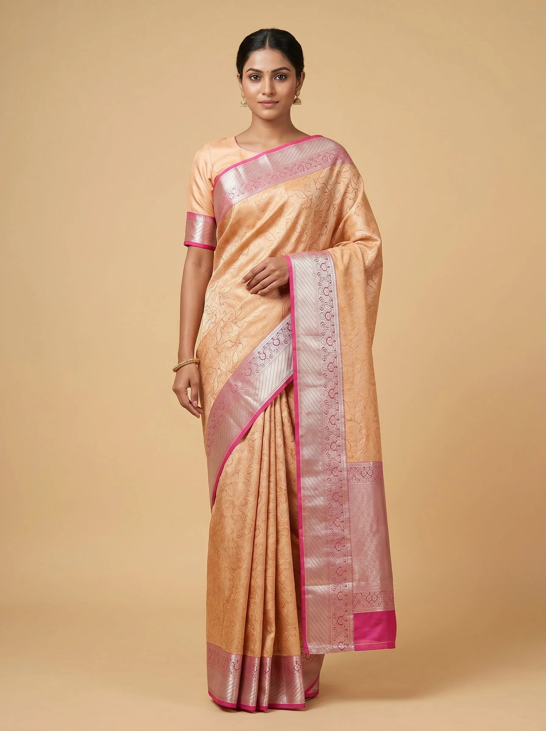 Mustard Harvest Glow Handloom Saree