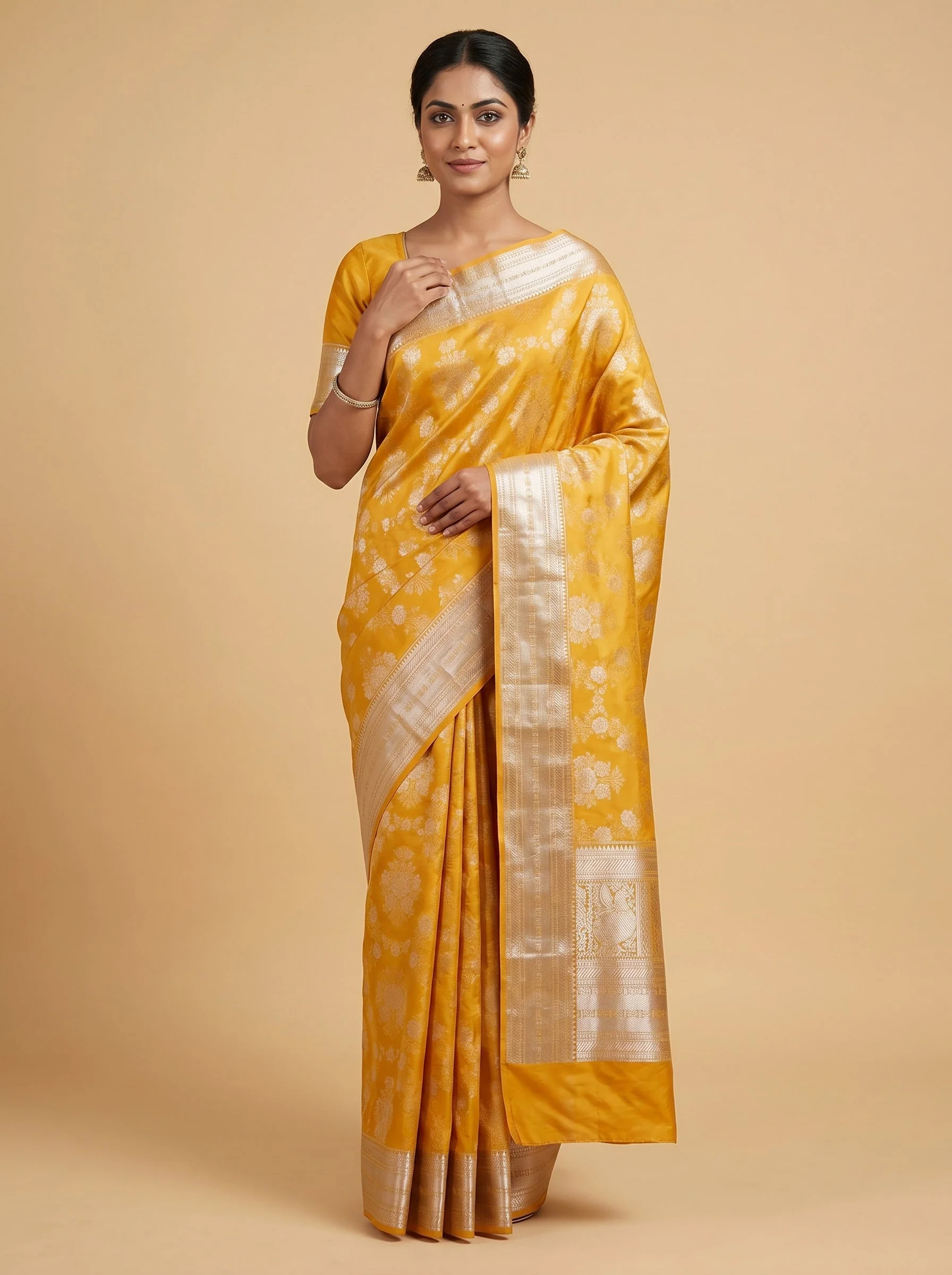 Mustard Harvest Loom Handloom Saree