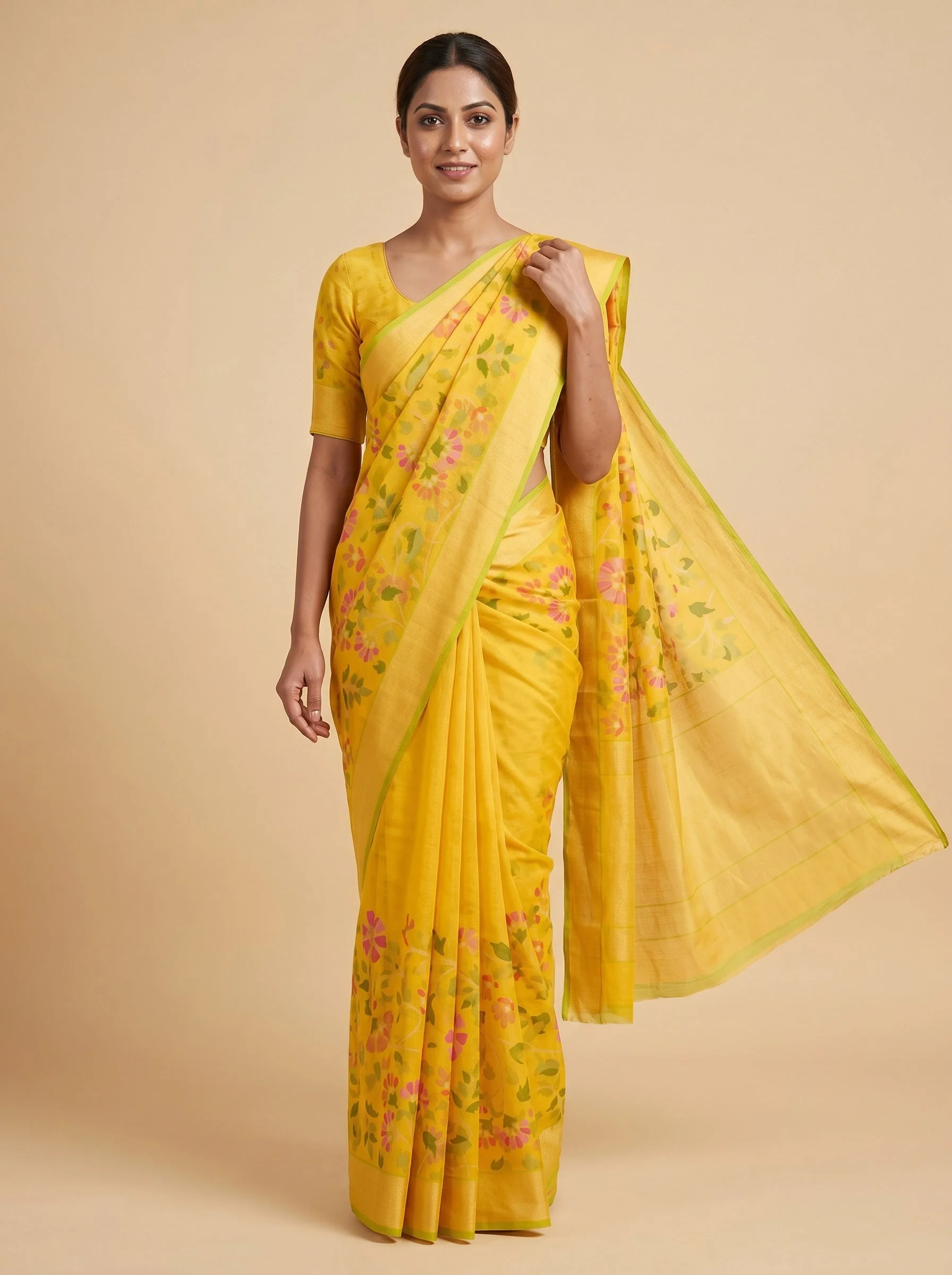 Mustard Shine Drape