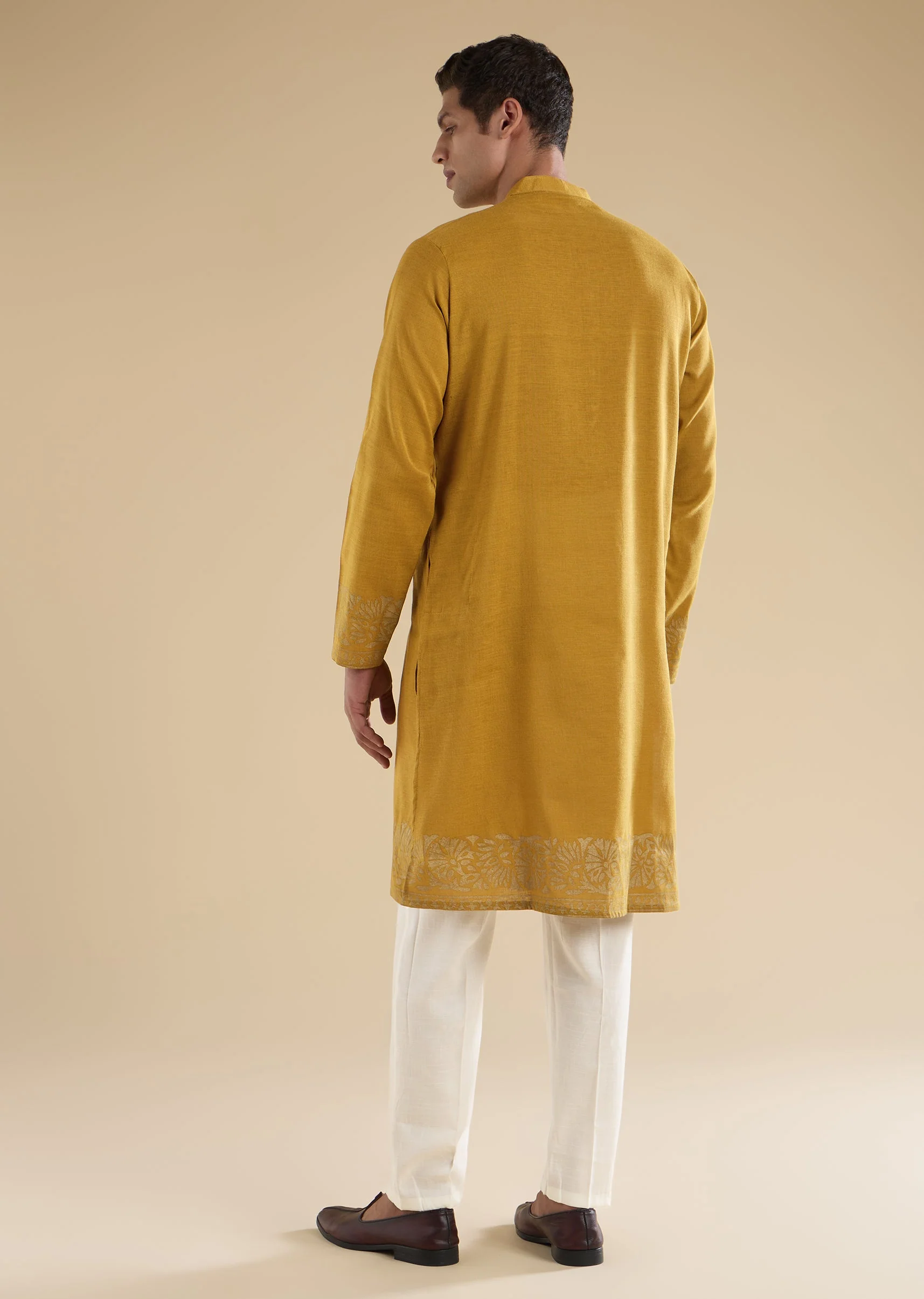 Mustard Yellow Casual Kurta Set - Image 5