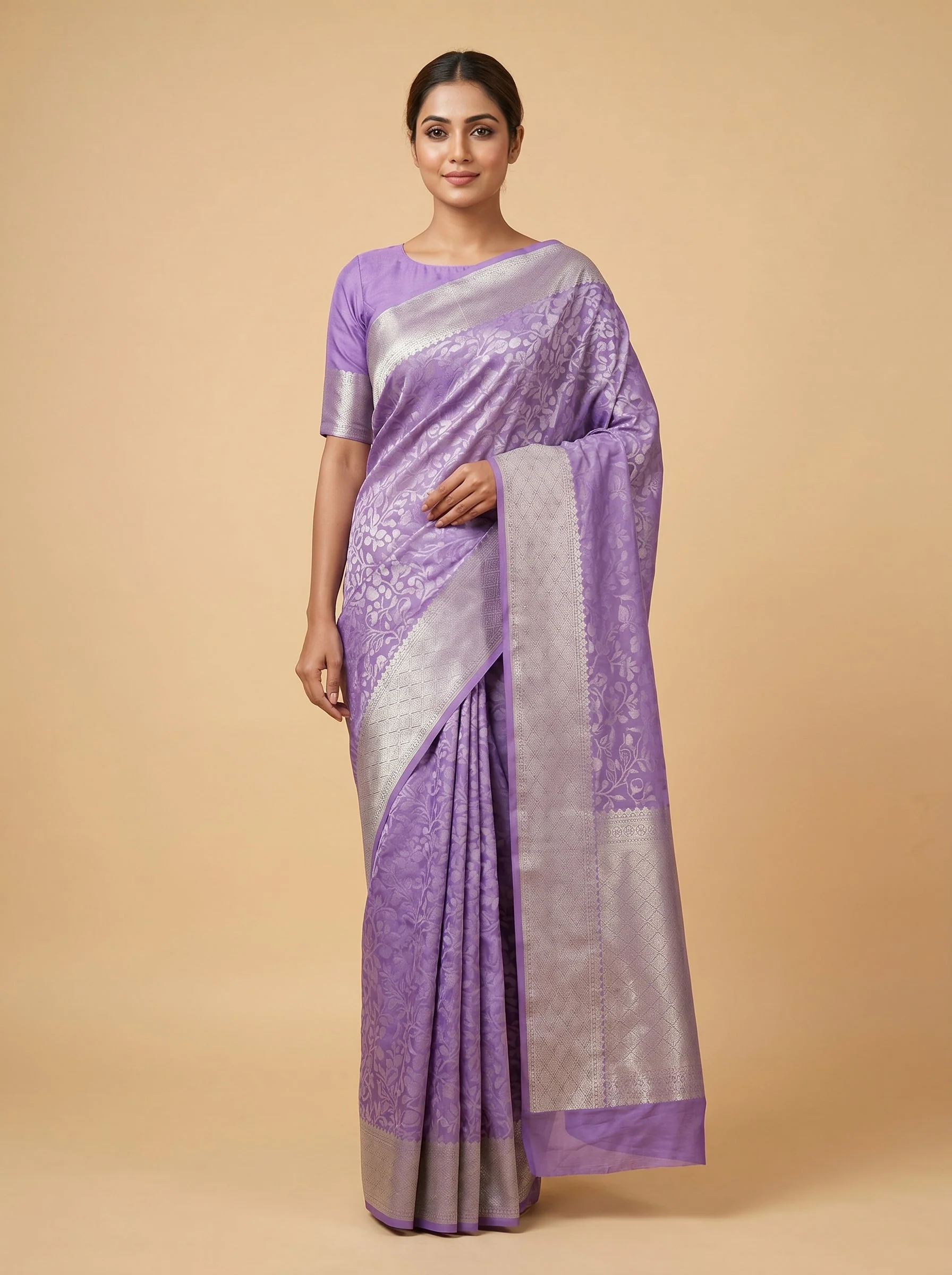Mystic Purple Haze Handloom Saree