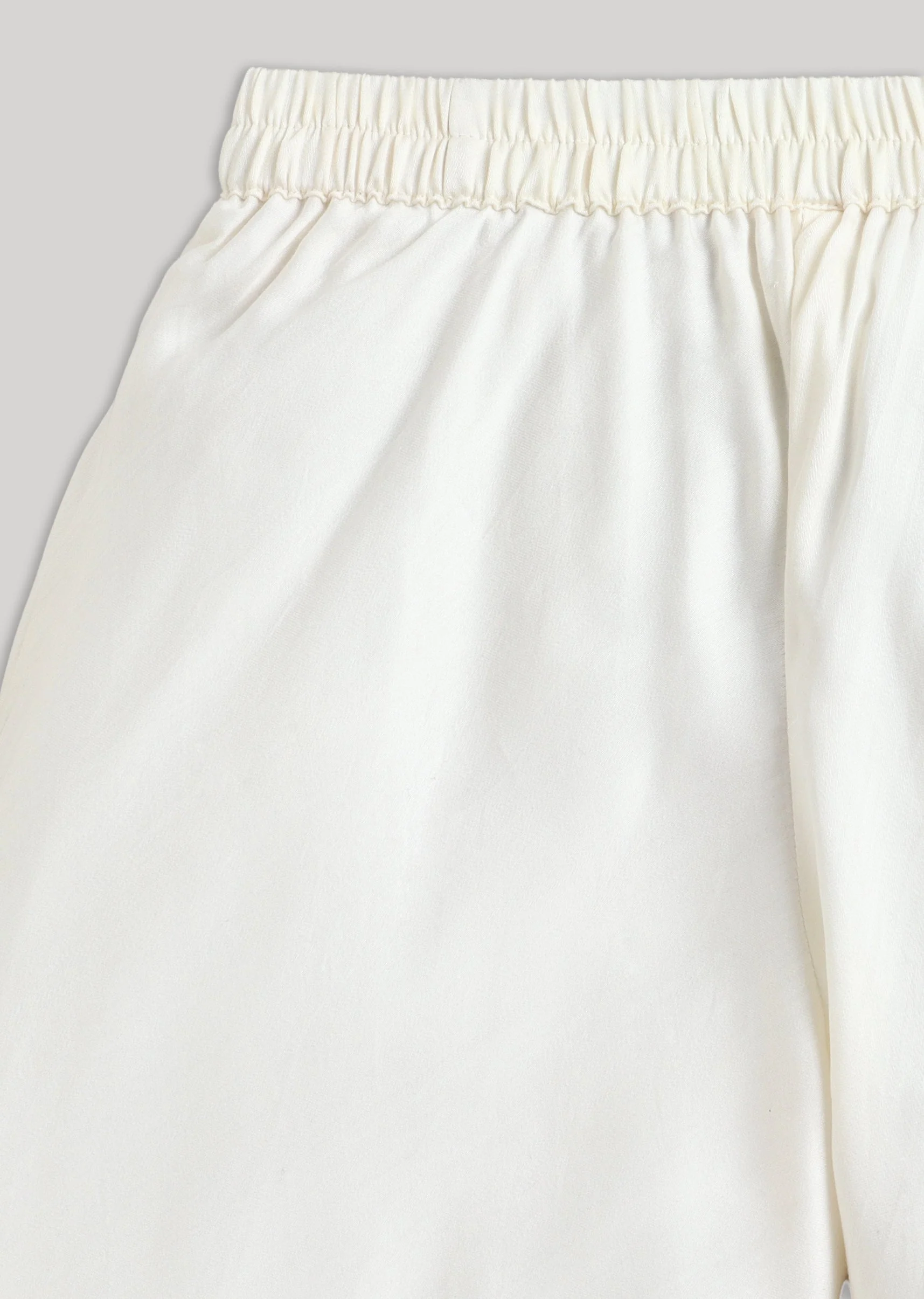 Off White Cotton Salwar Suit With Mirror Accents - Image 7