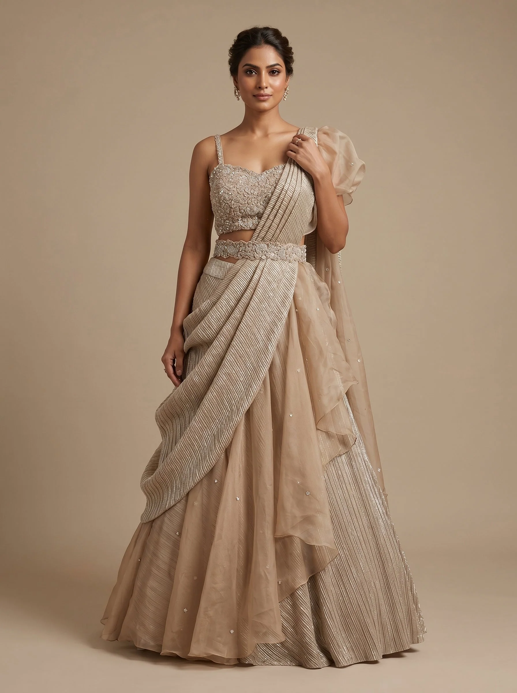 Opulent Gold Lehenga
