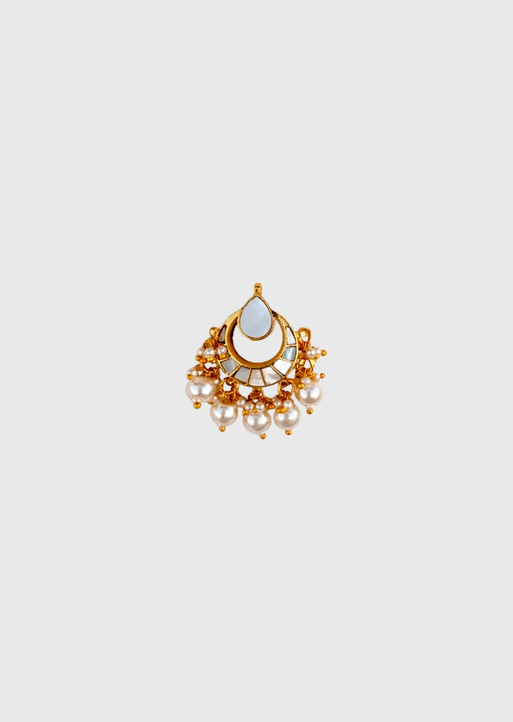 Pearl Necklace Set With Maang Tikka - Image 4