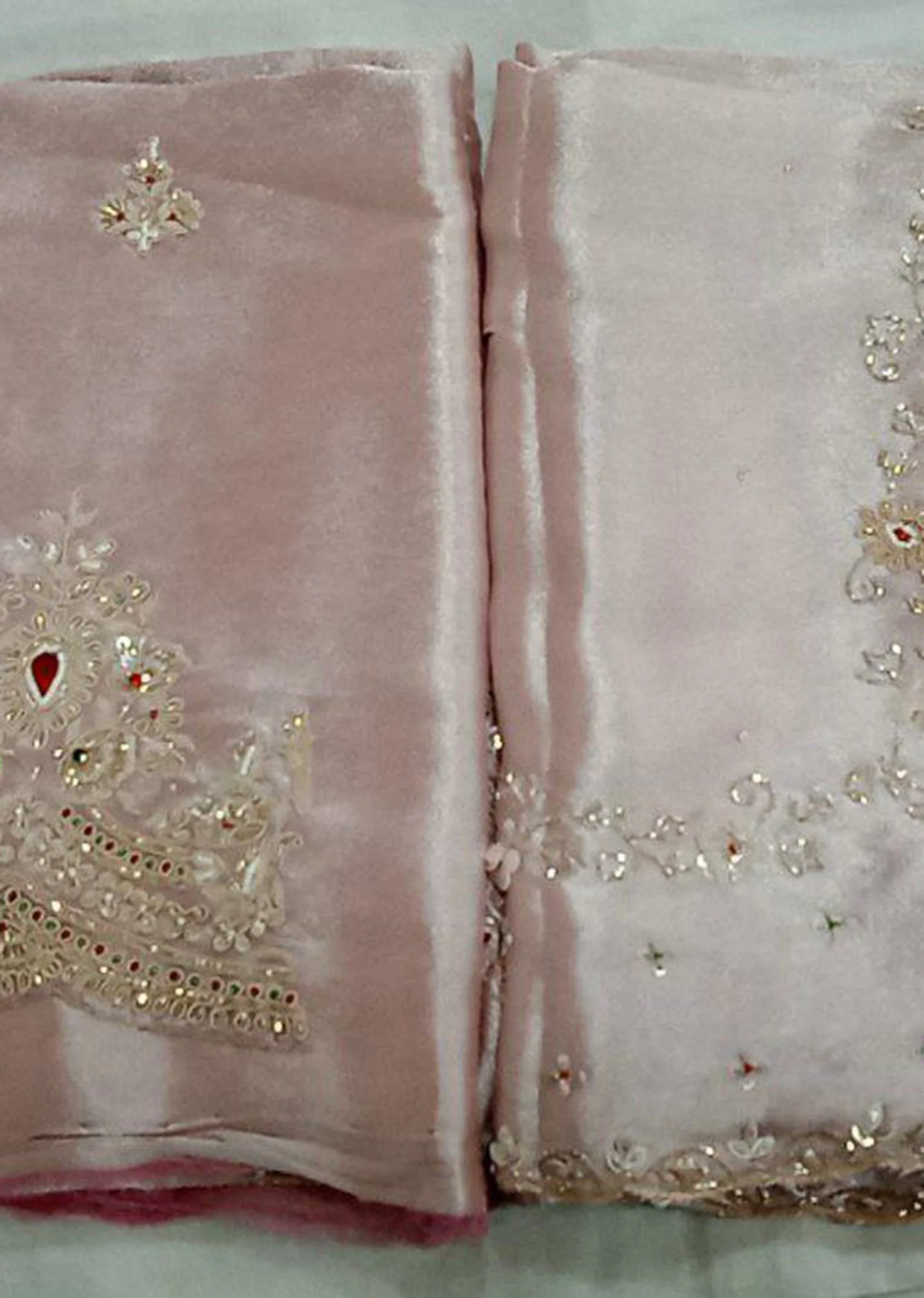 Pink Blush Glow Dress Material