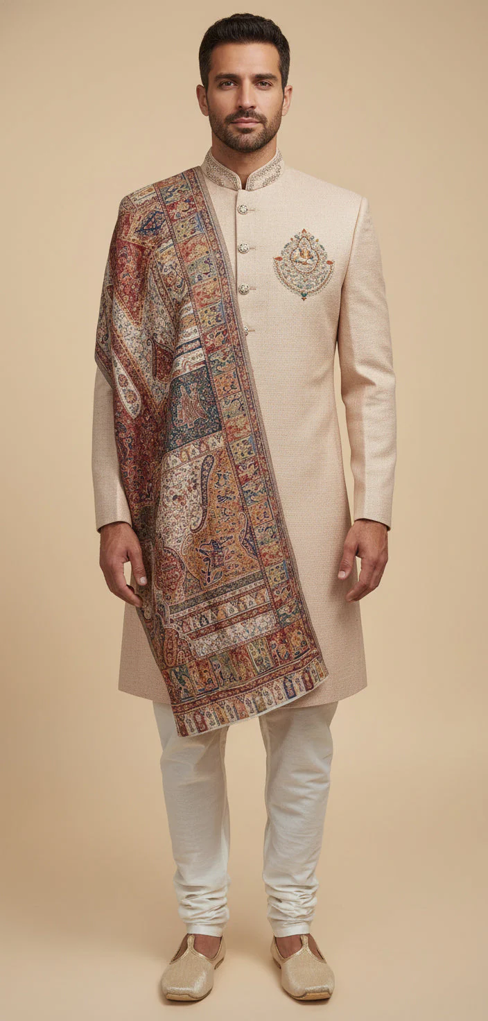 Pink Contemporary Designer Sherwani - Image 2