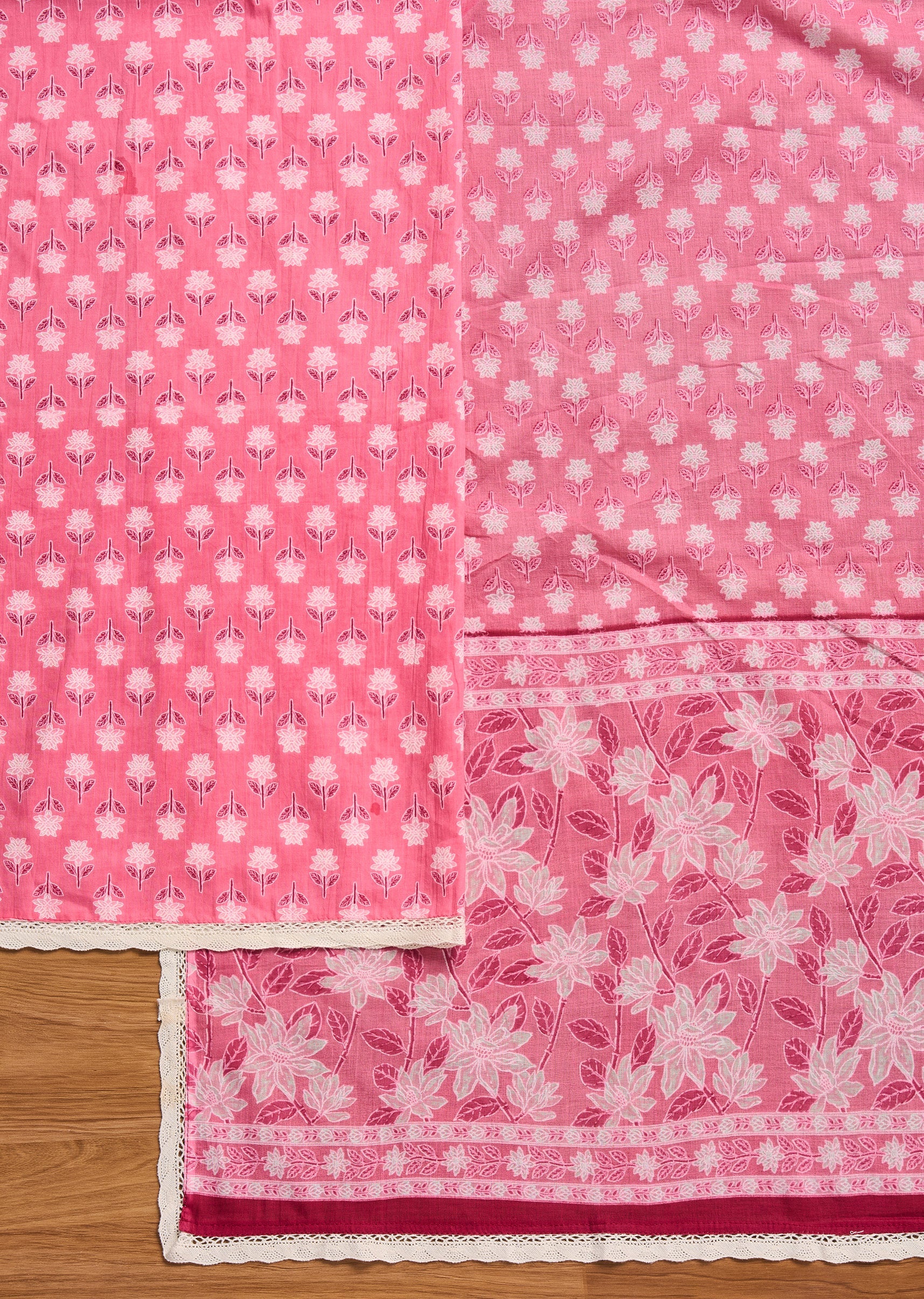 Pink Cotton Suit - Image 3