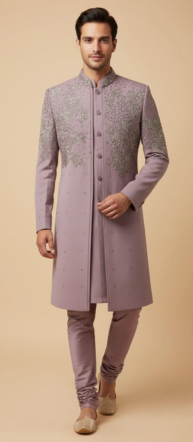 Pink Designer Indowestern - Image 2