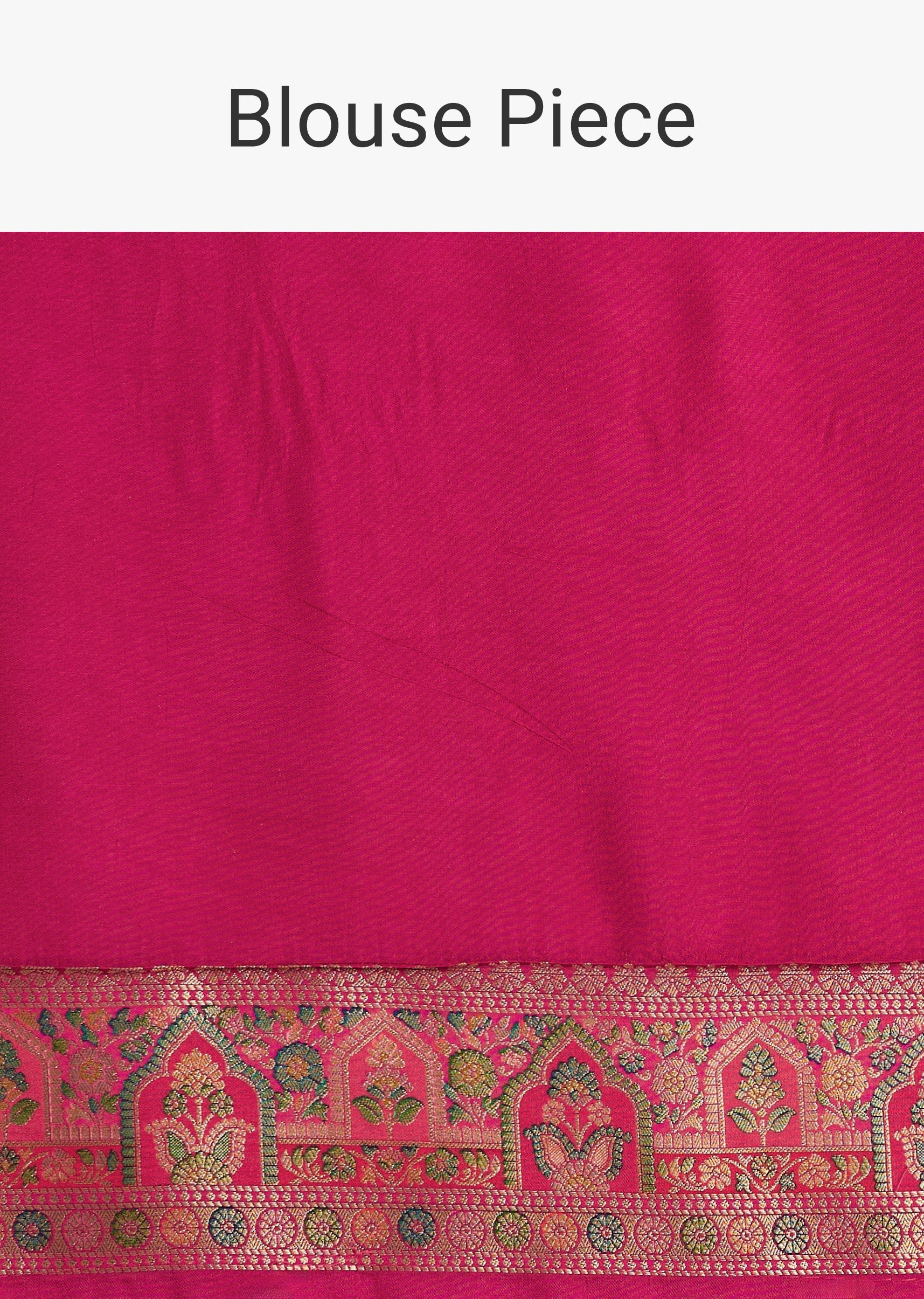 Pink Dola Silk Woven Saree With Delicate Hand Embroidery - Image 10