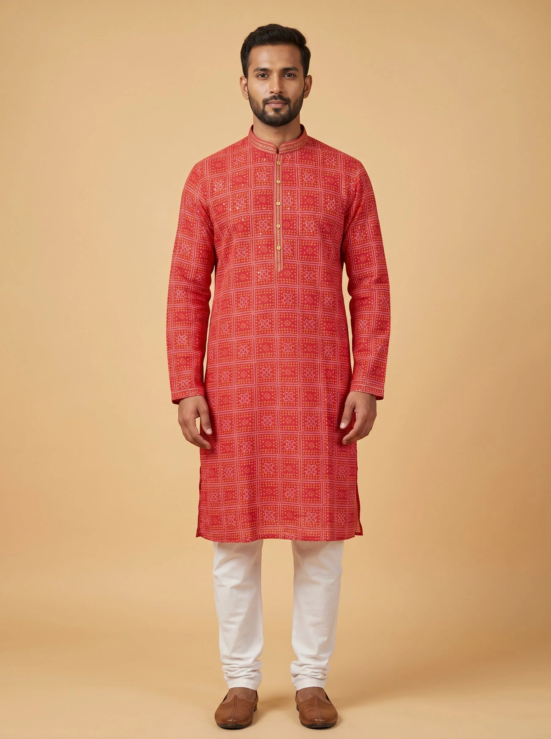 Pink Festive Kurta Set