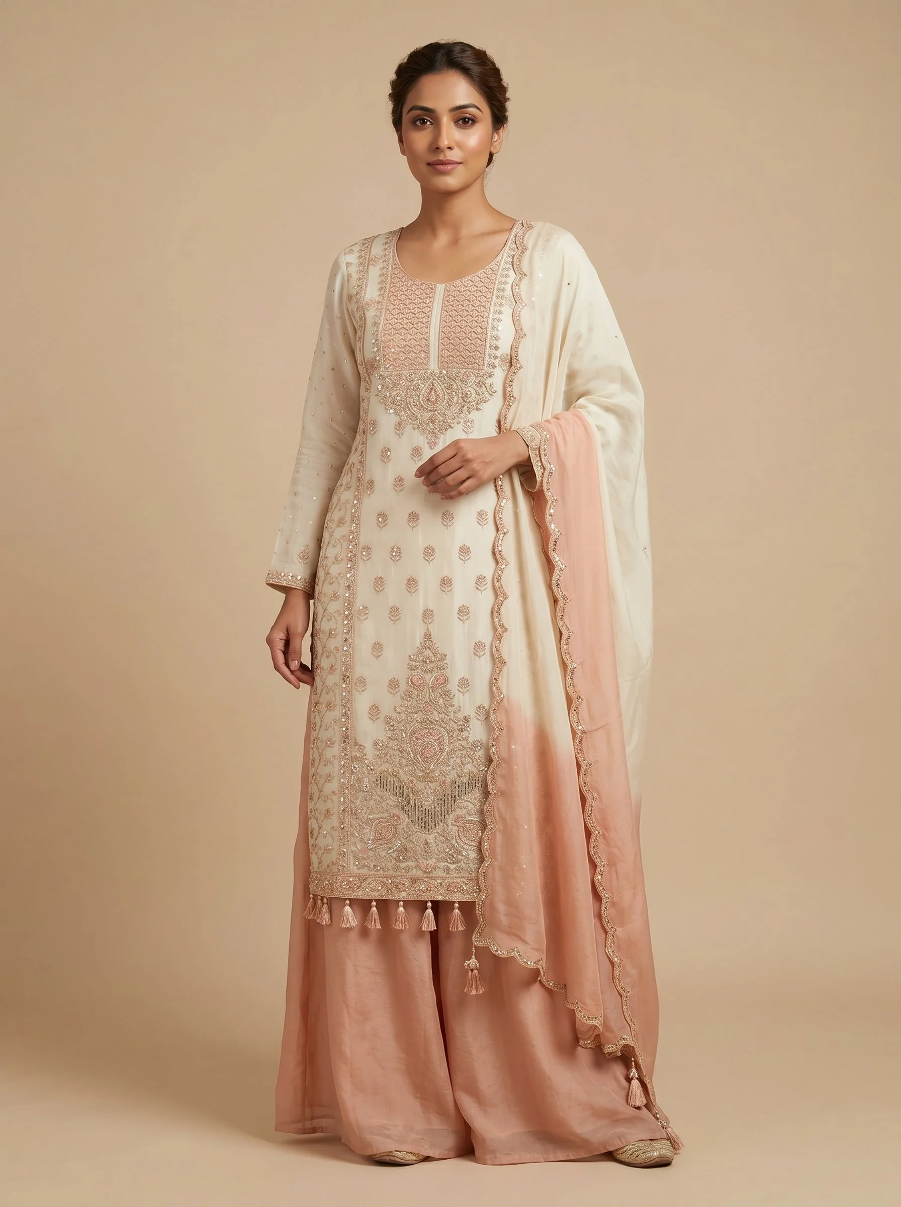 Pink Festive Palazzo