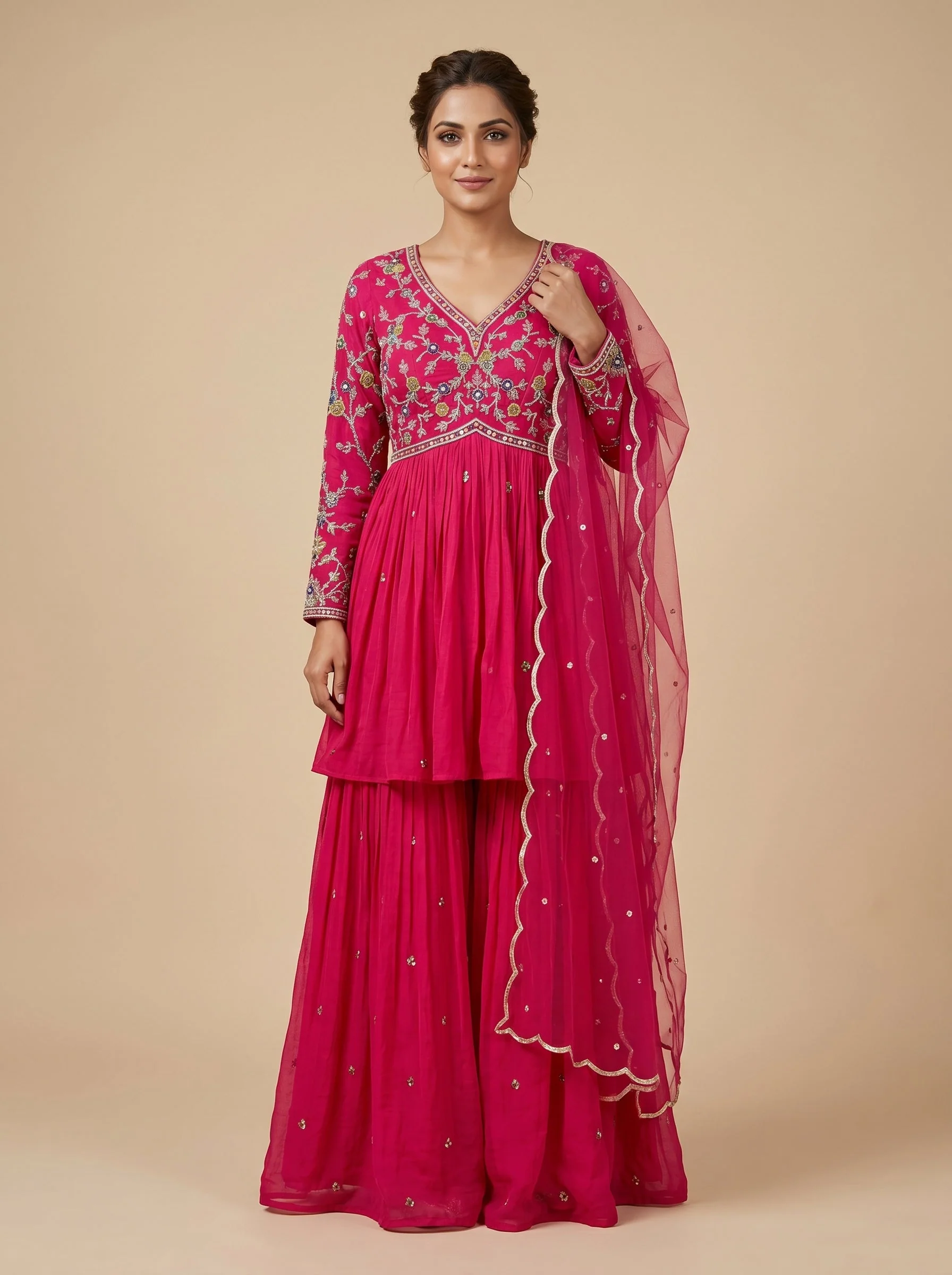 Pink Grace Anarkali