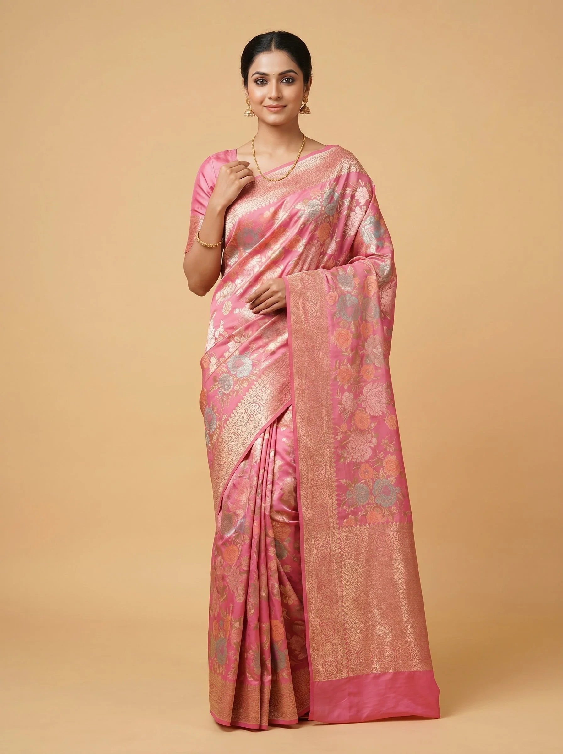Pink Petal Touch Handloom Saree