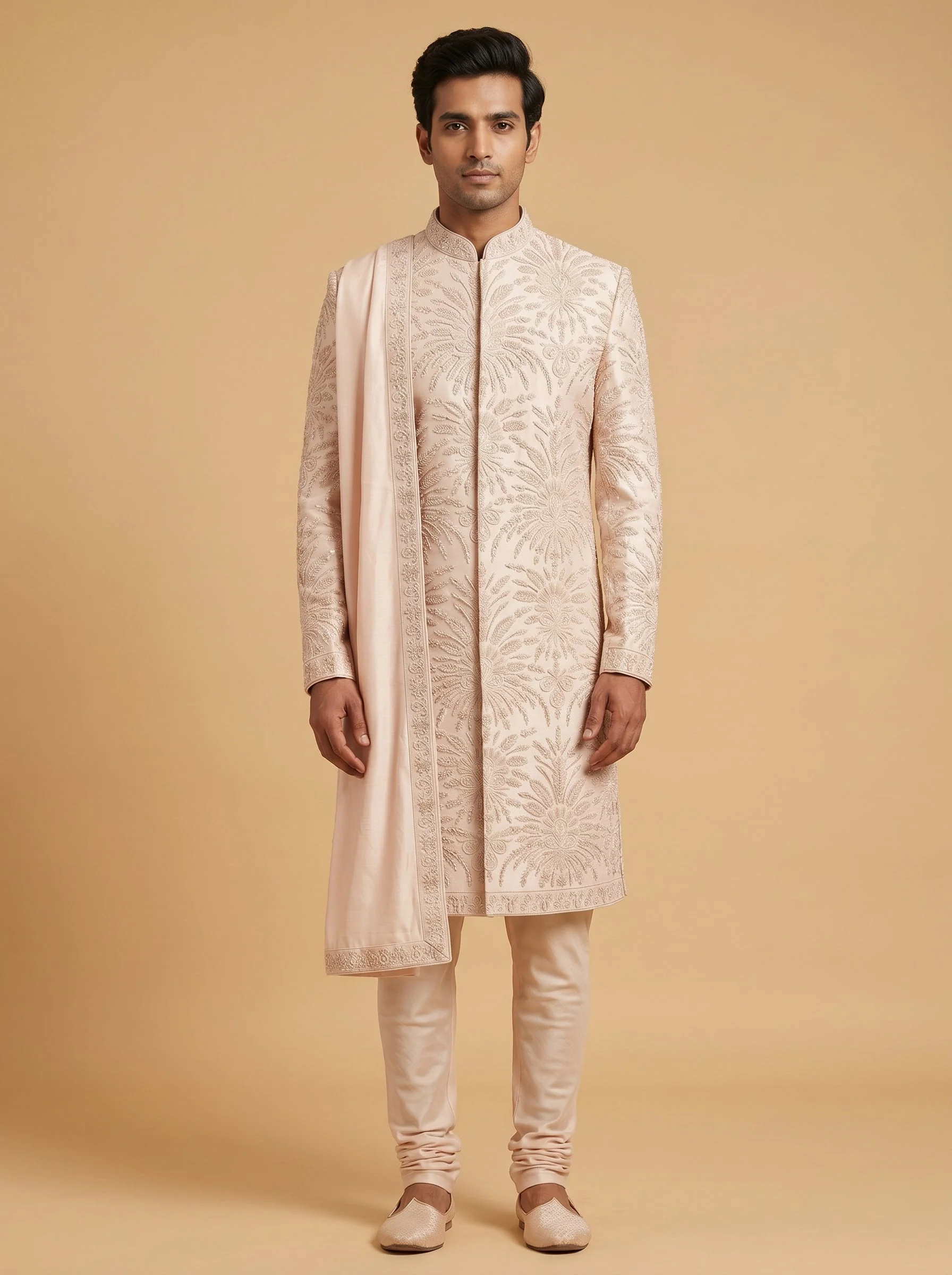 Pink Radiant Sherwani