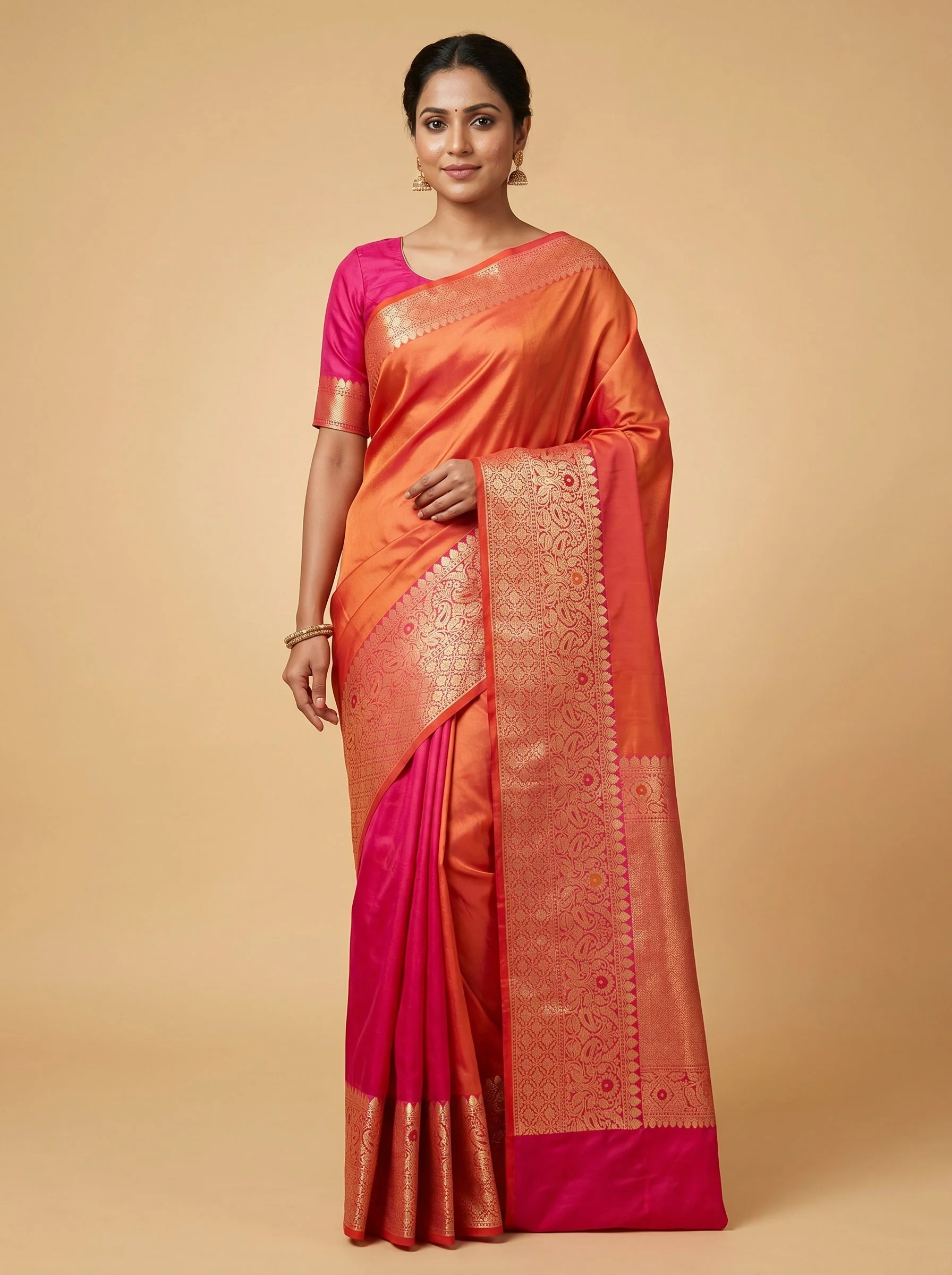 Pink Soft Tone Handloom Saree