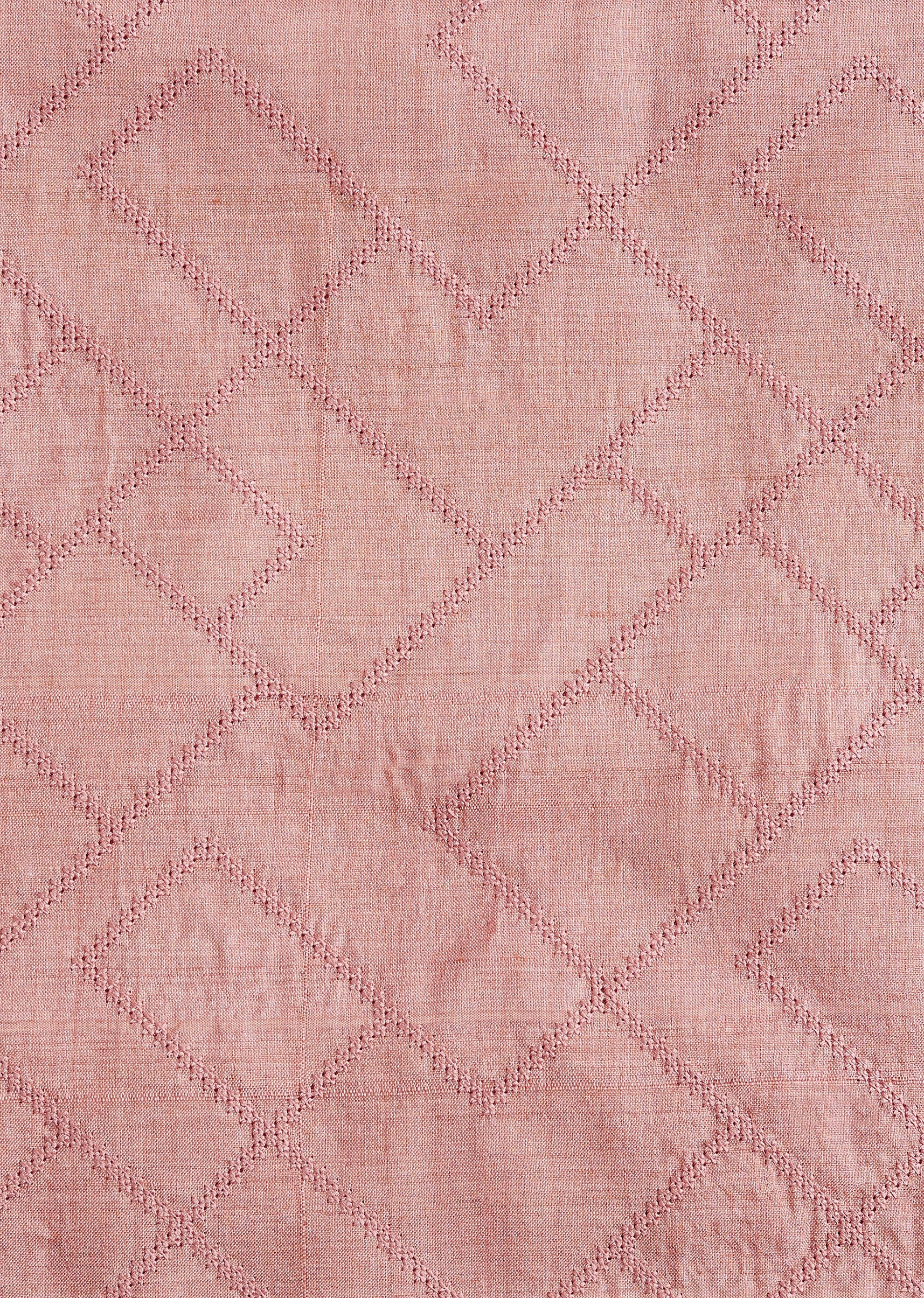 Pink Tussar Embroidered Dress Material Suit - Image 2