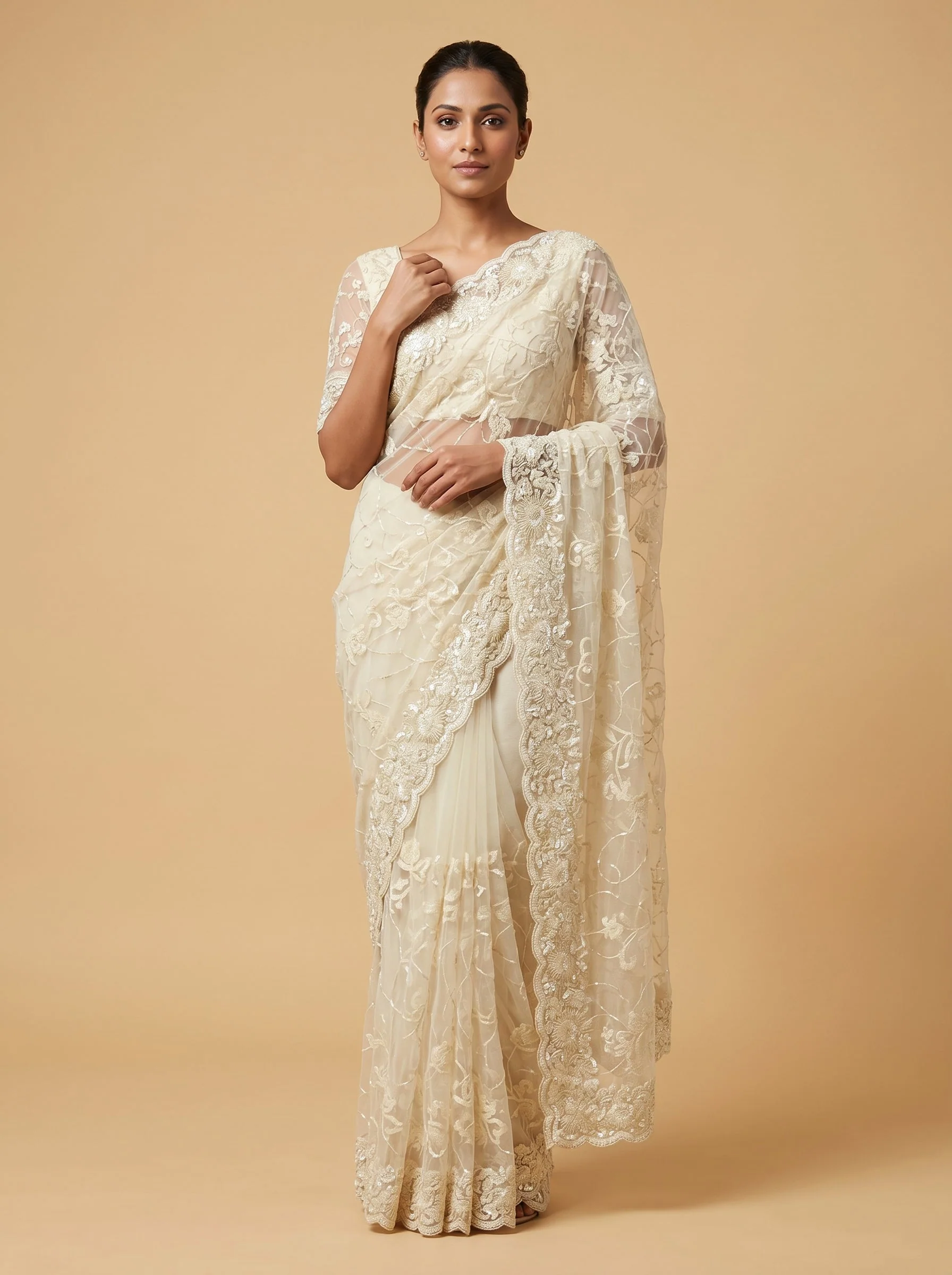 Pista Green Radiance Saree
