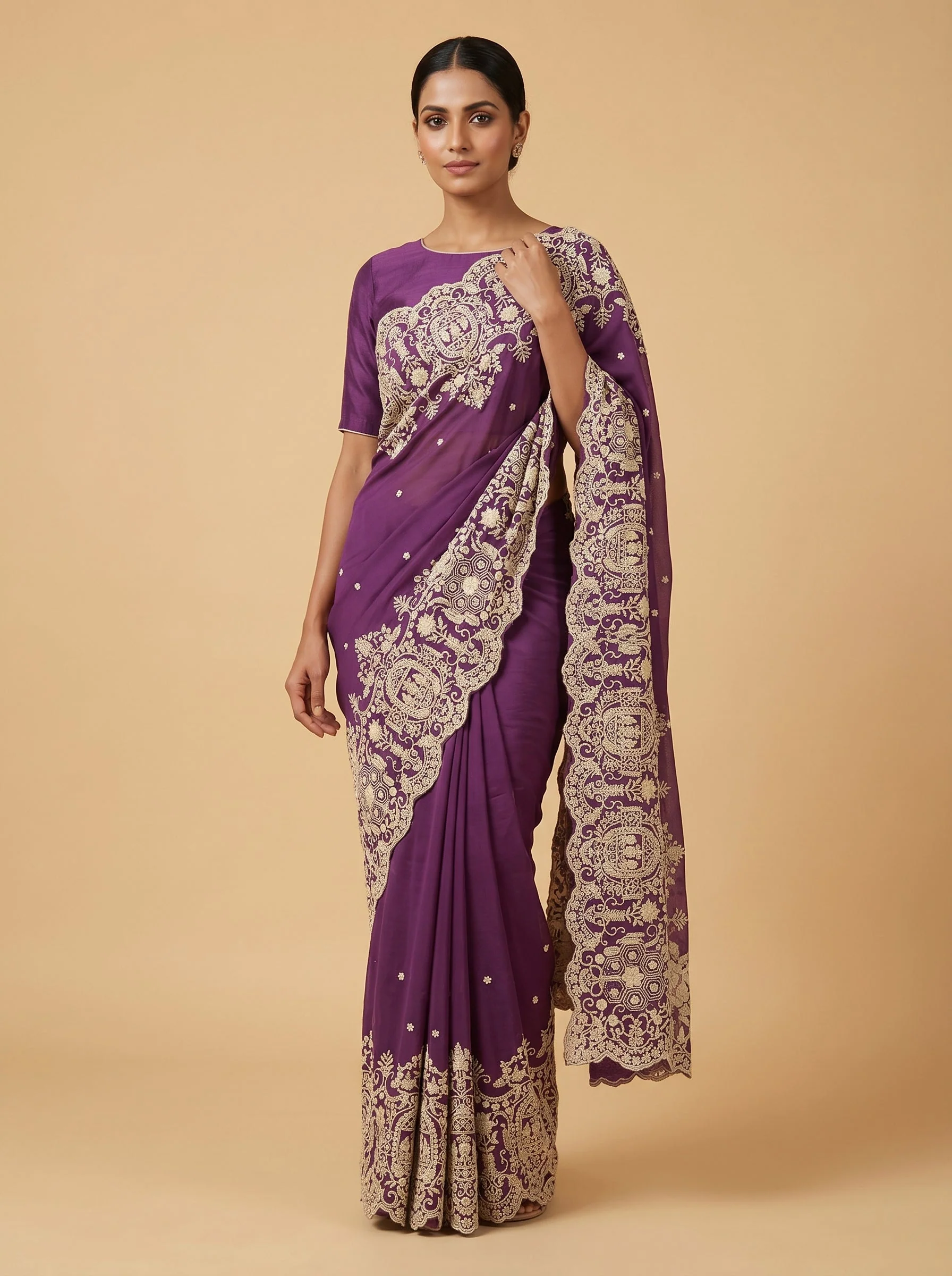 Purple Gold Radiance