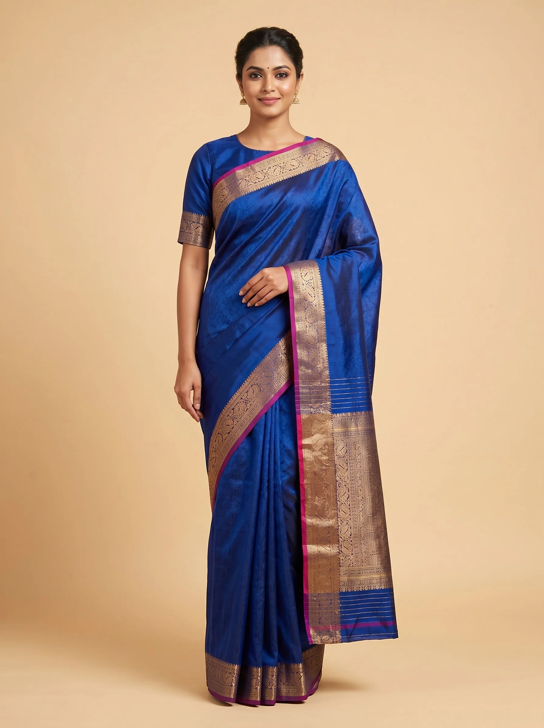Purple Rich Handloom Saree