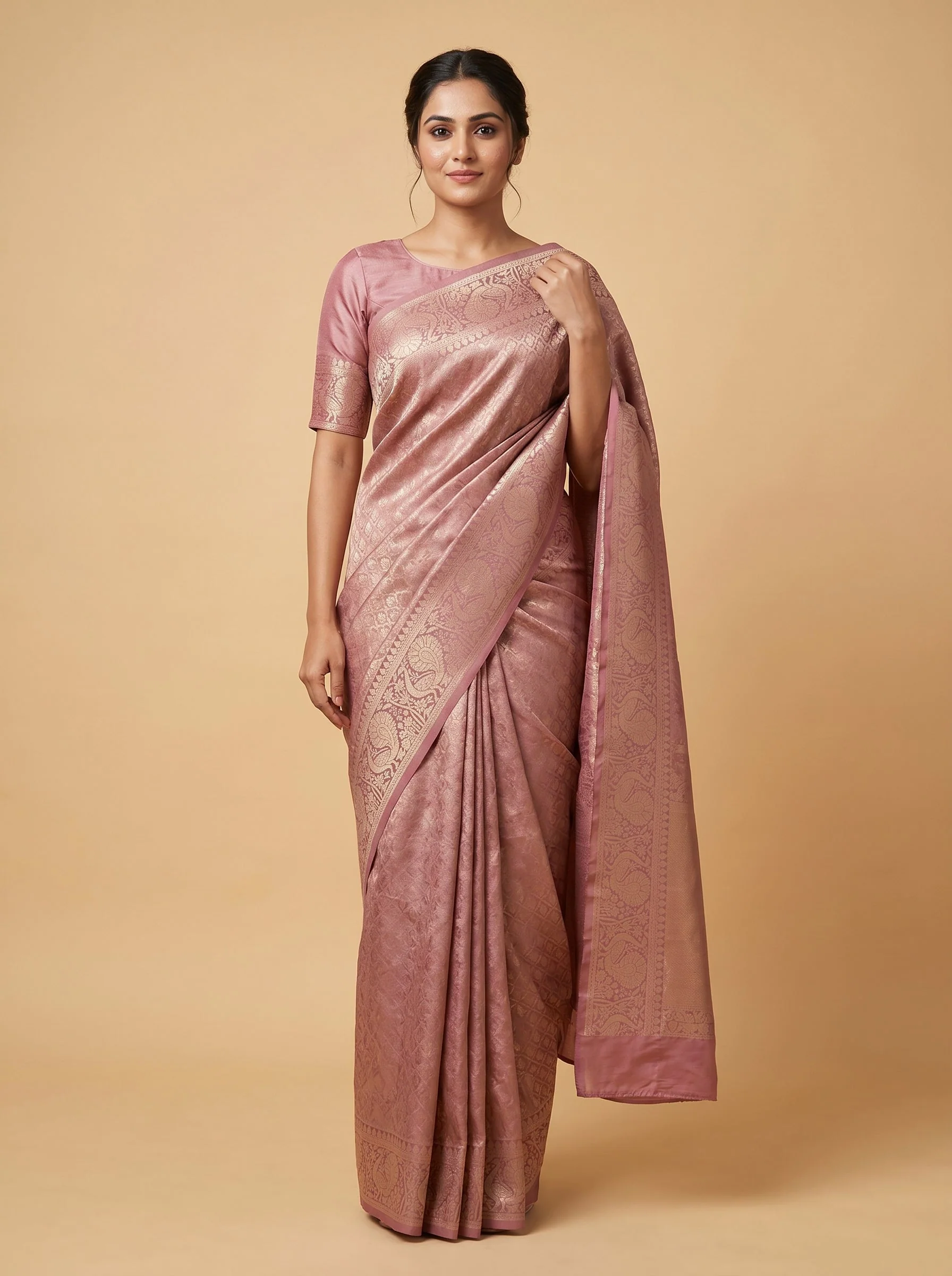 Purple Rich Loom Handloom Saree