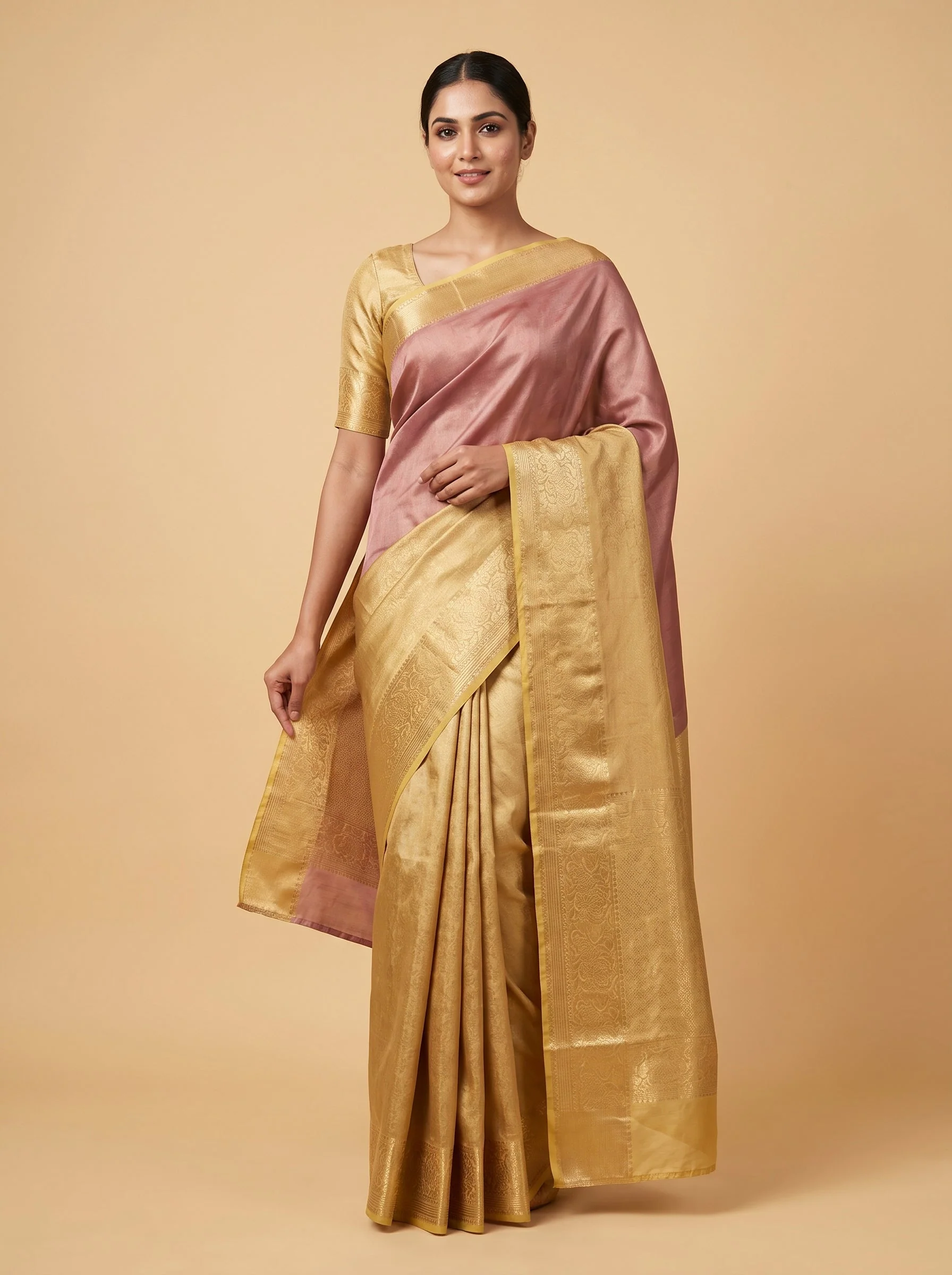 Purple Royal Handloom Saree