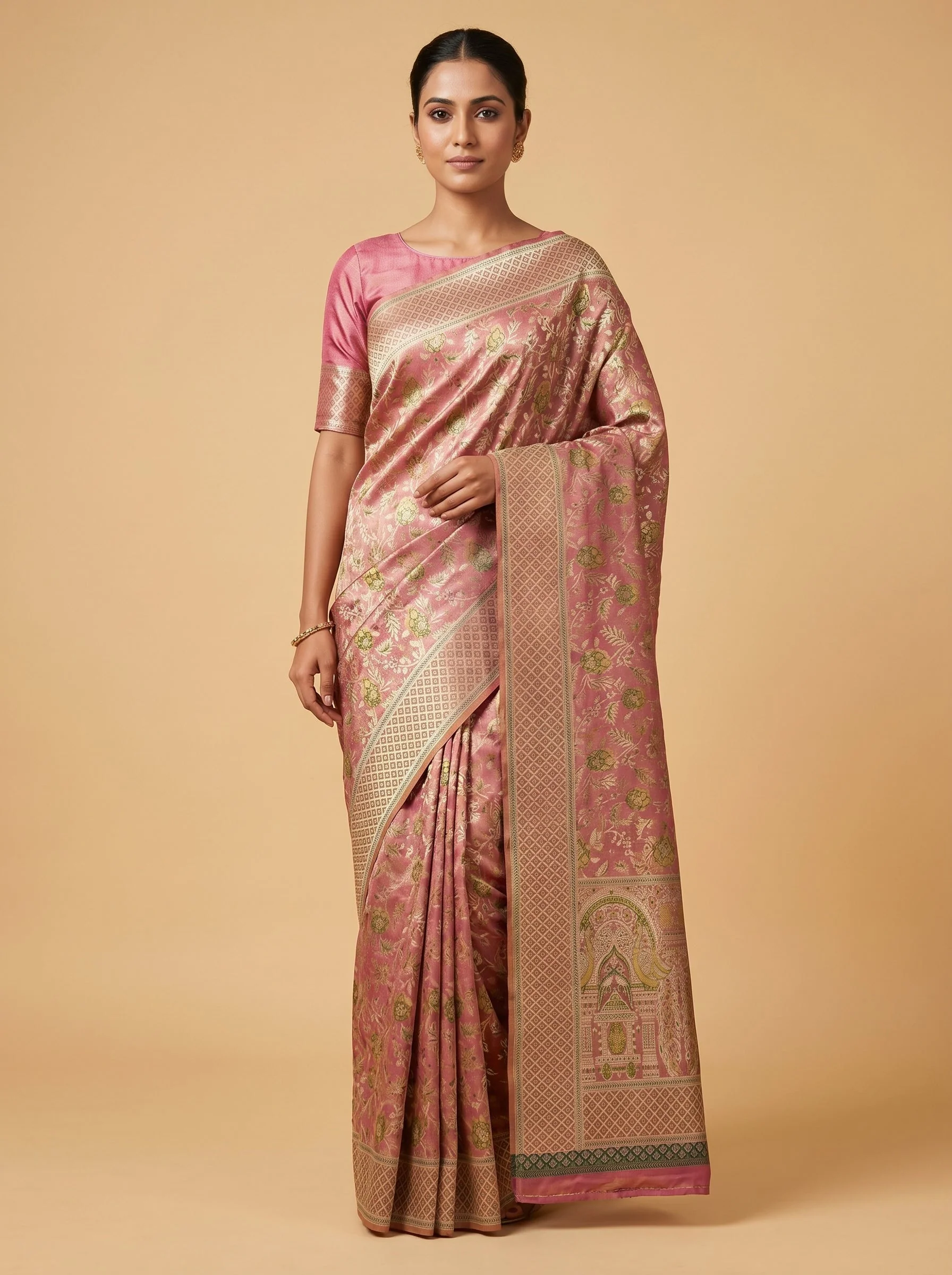 Purple Sovereign Depth Handloom Saree
