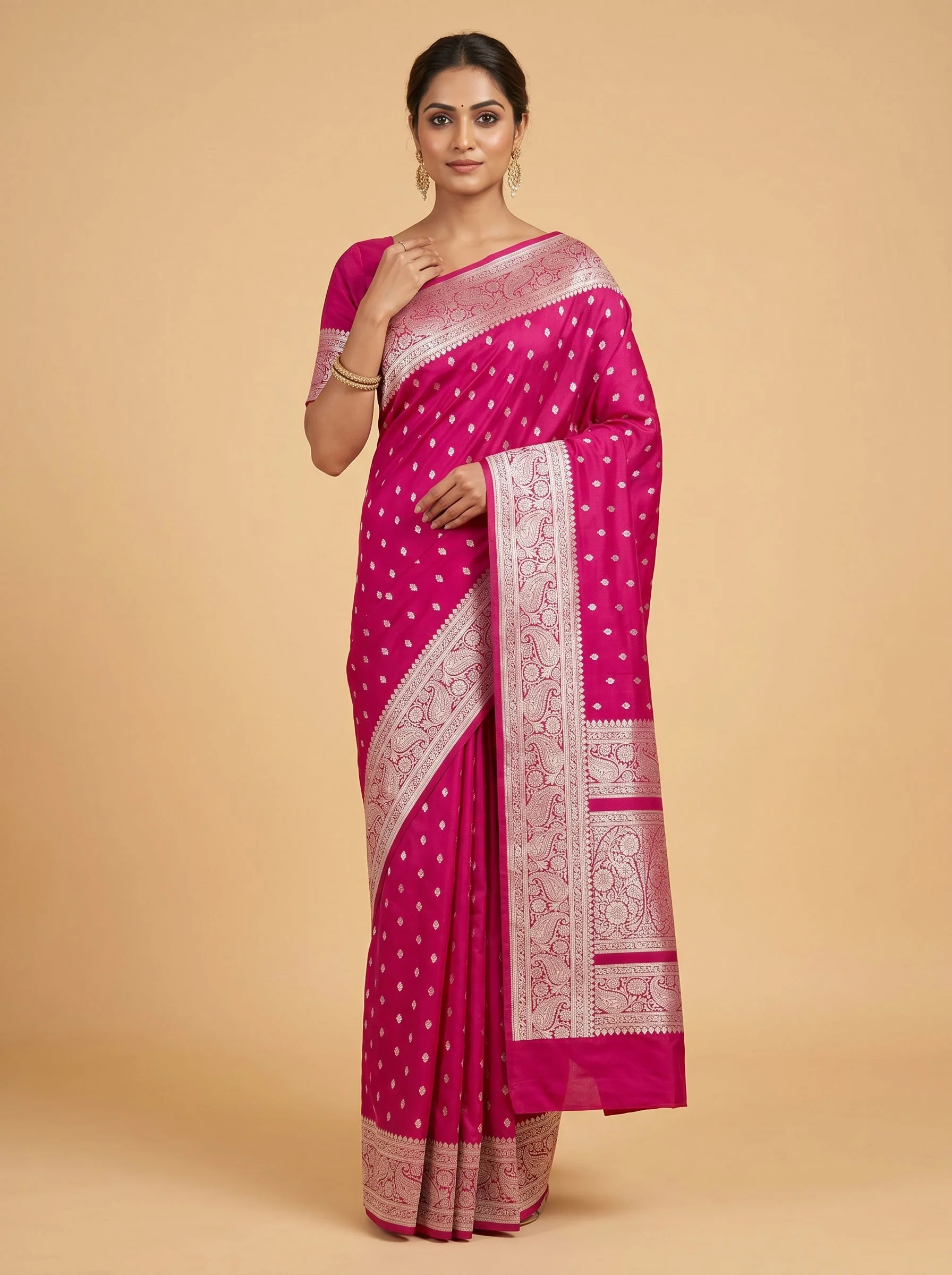 Rani Bright Impression Handloom Saree