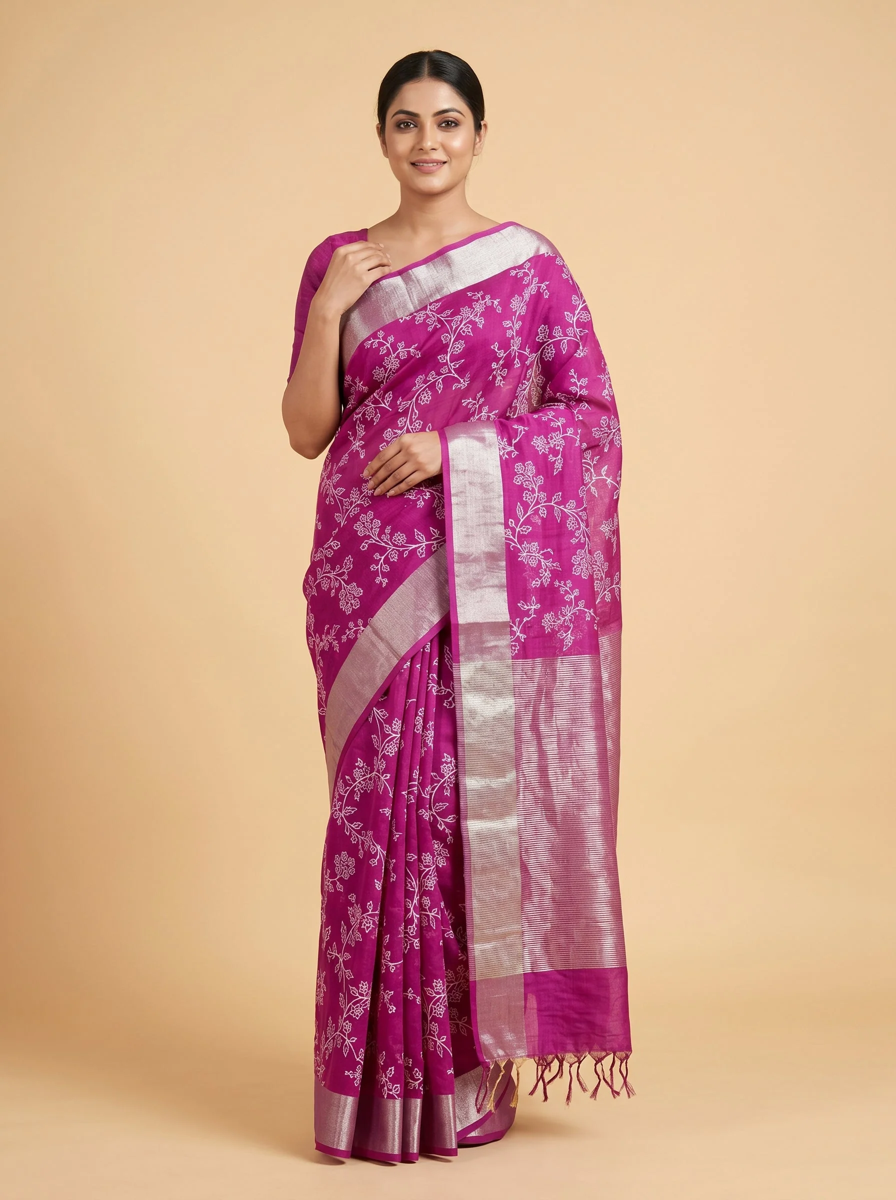 Rani Fade Handloom Saree